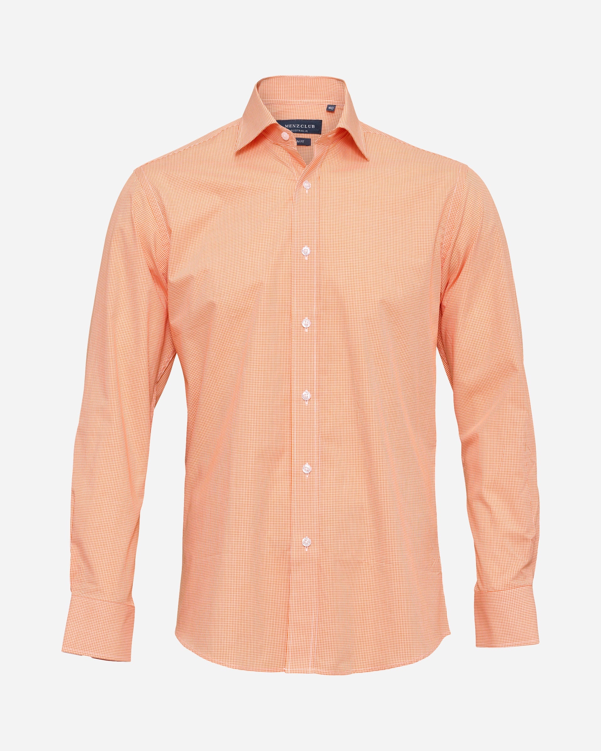 Micro-Gingham Shirt - Men's Formal Shirts at Menzclub
