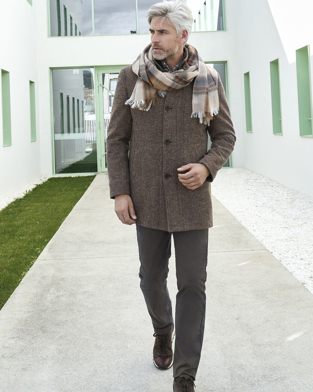 Check Scarf - Men's Scarves at Menzclub