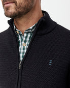 Full Zip Cardigan with Pockets - Men's Knitwear at Menzclub