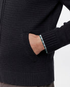 Full Zip Cardigan with Pockets - Men's Knitwear at Menzclub