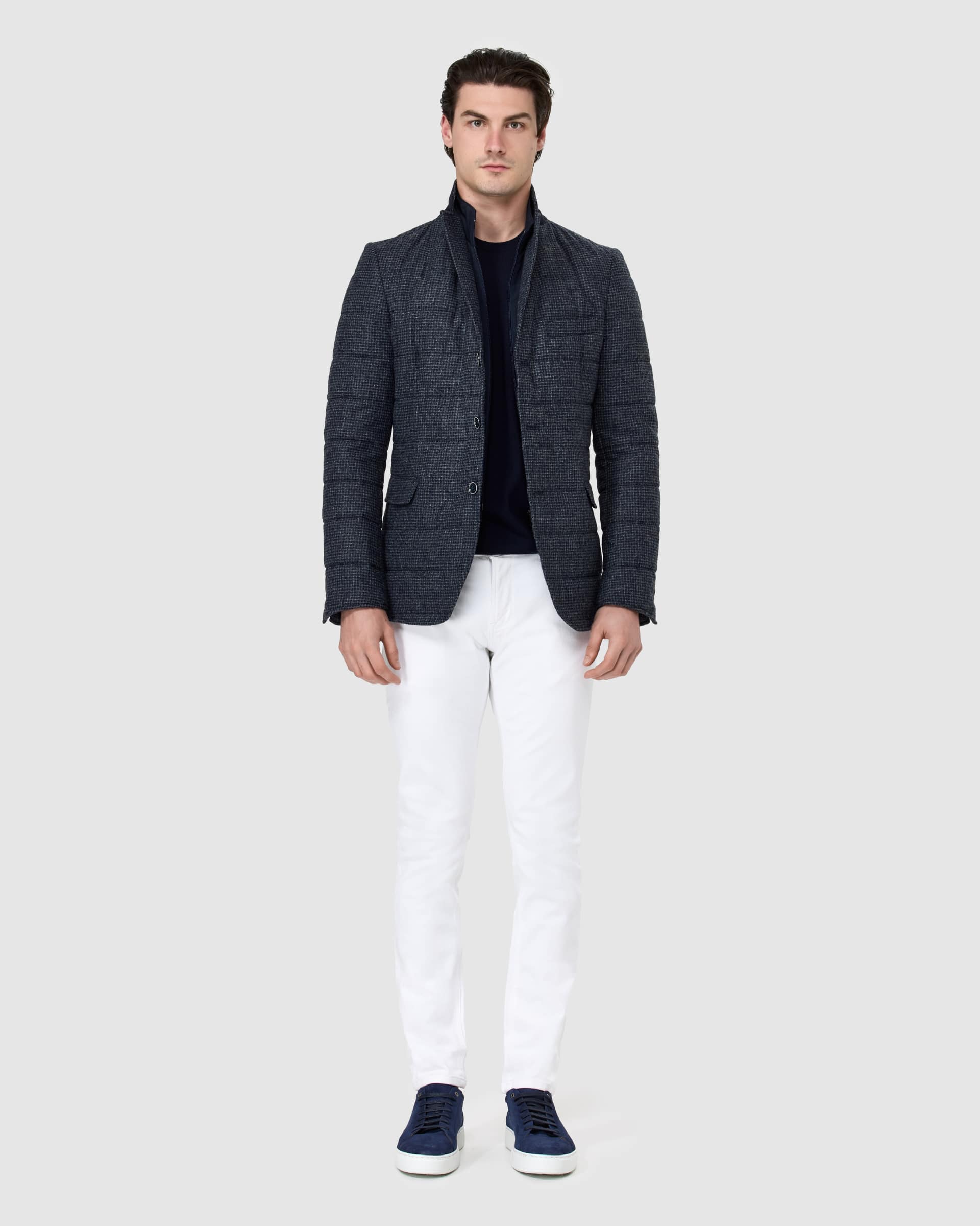 Padded Jacket with Removable Vest - Men's Casual Jacket at Menzclub