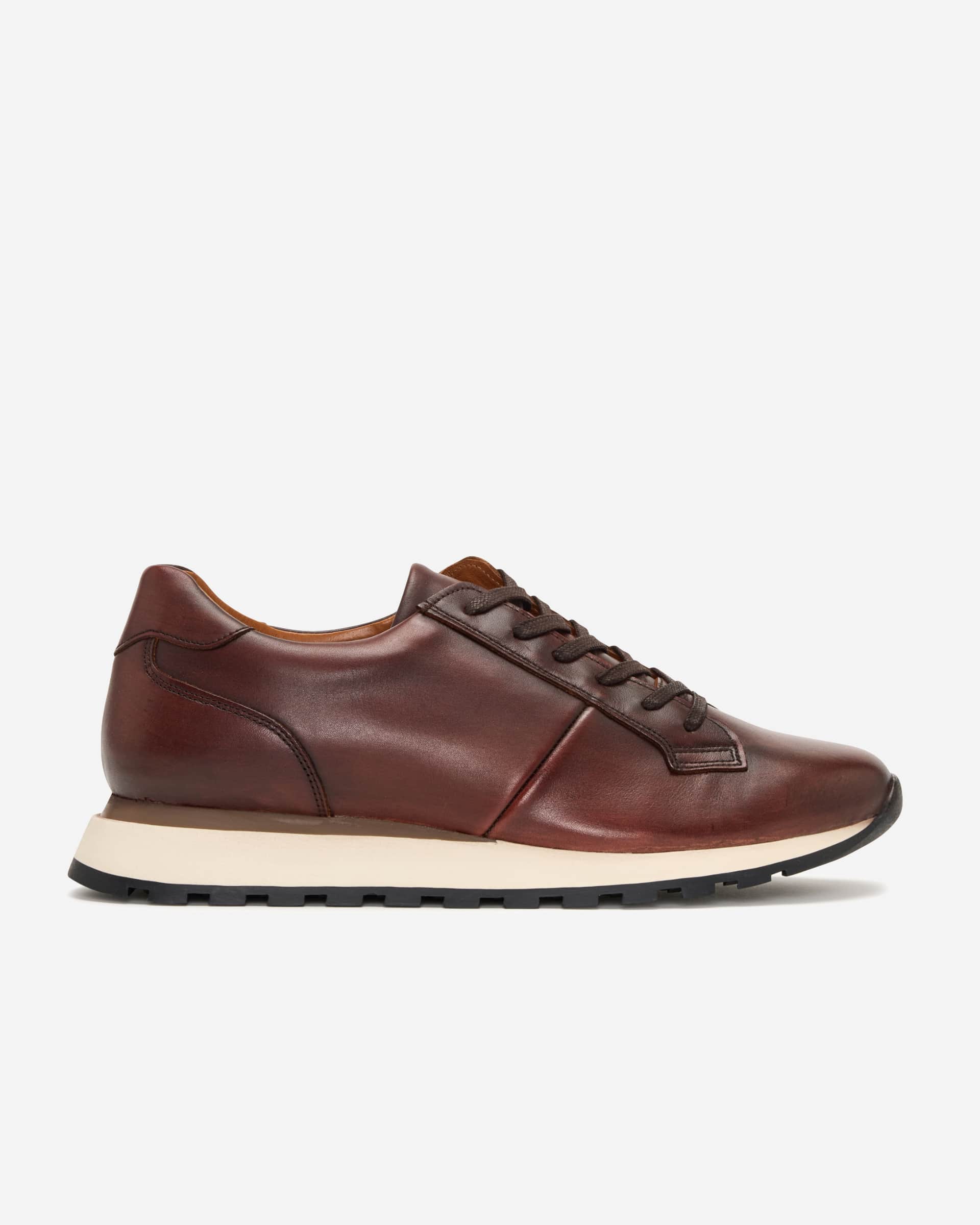 Sports Leather Sneaker - Men's Sneakers at Menzclub