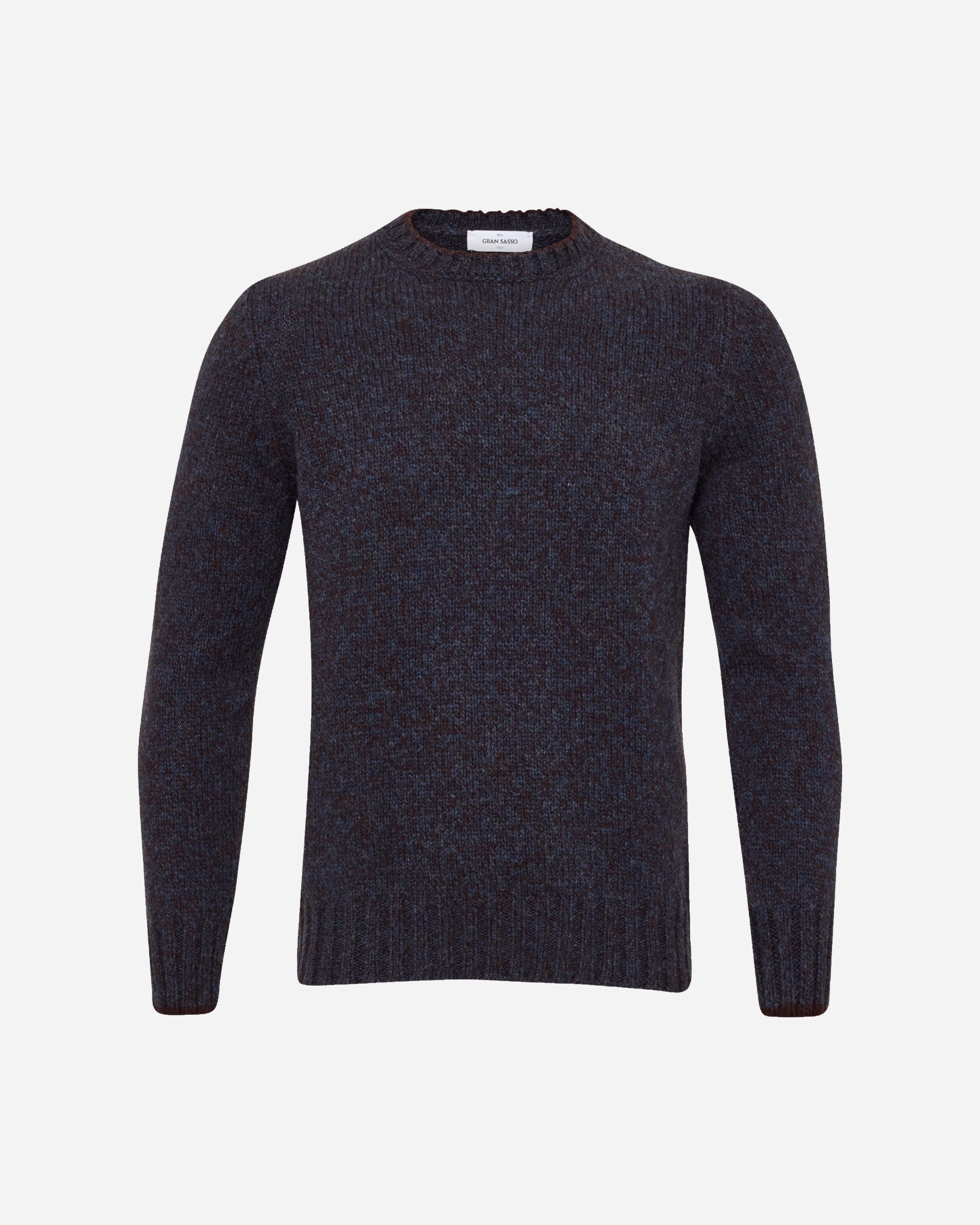 Gran Sasso Long Sleeve Crew Knit - Men's Knitwear at Menzclub
