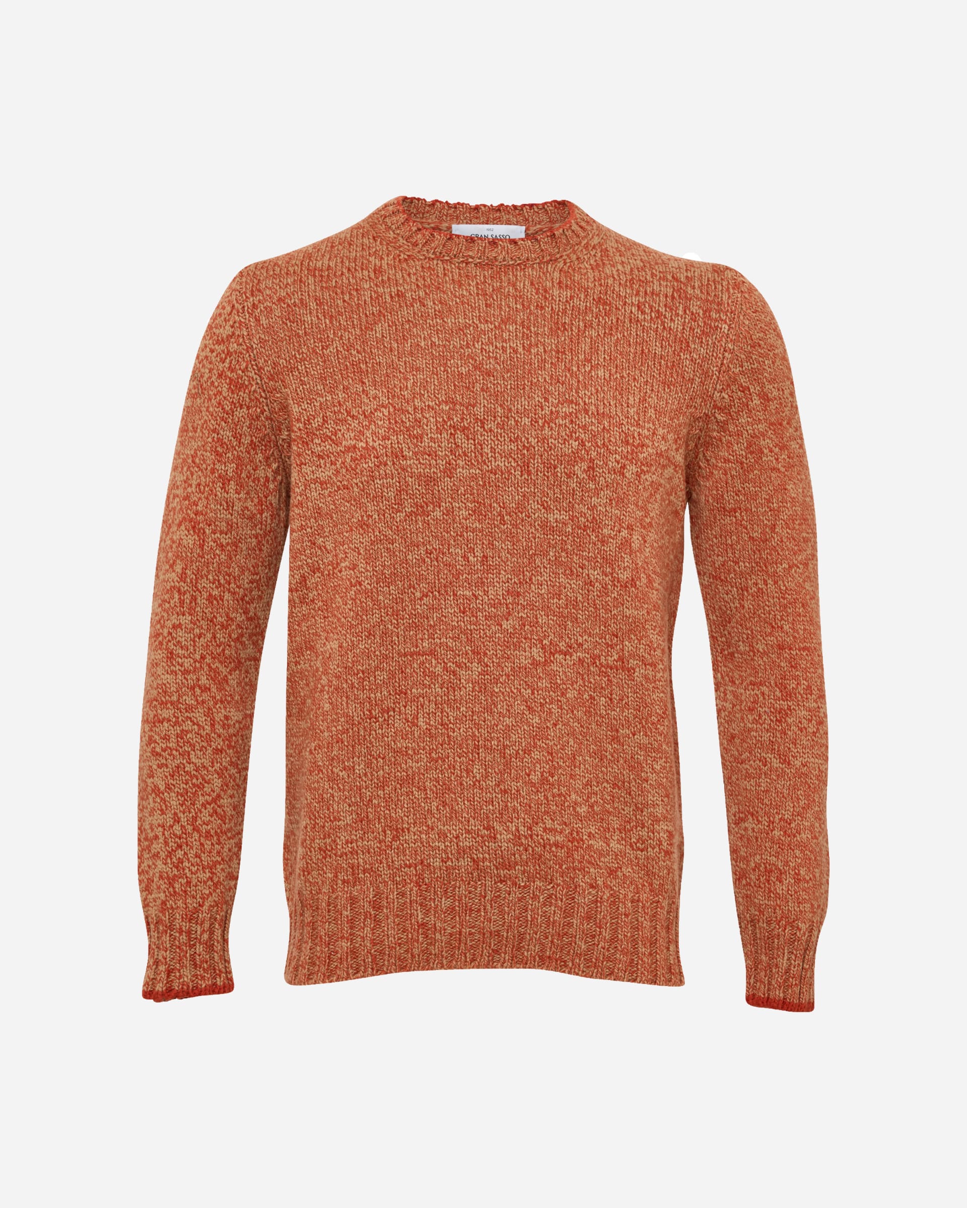 Gran Sasso Long Sleeve Crew Knit - Men's Knitwear at Menzclub