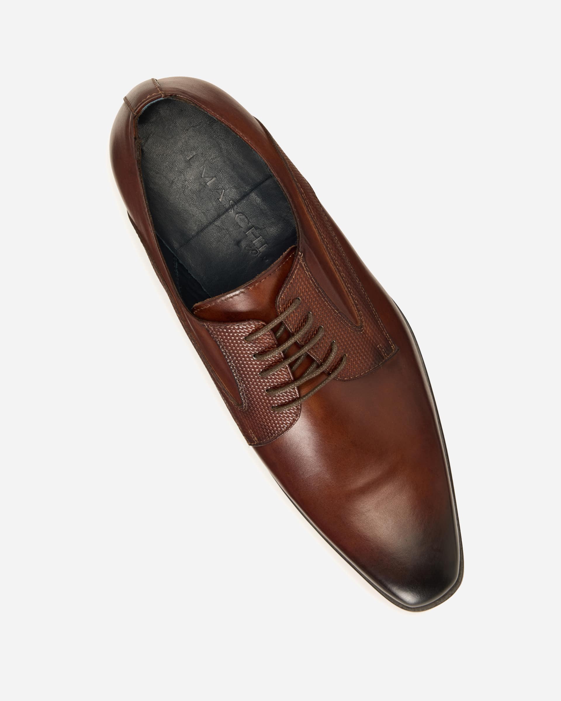 I Maschi Detailed Derby Lace Up - Men's Shoes at Menzclub