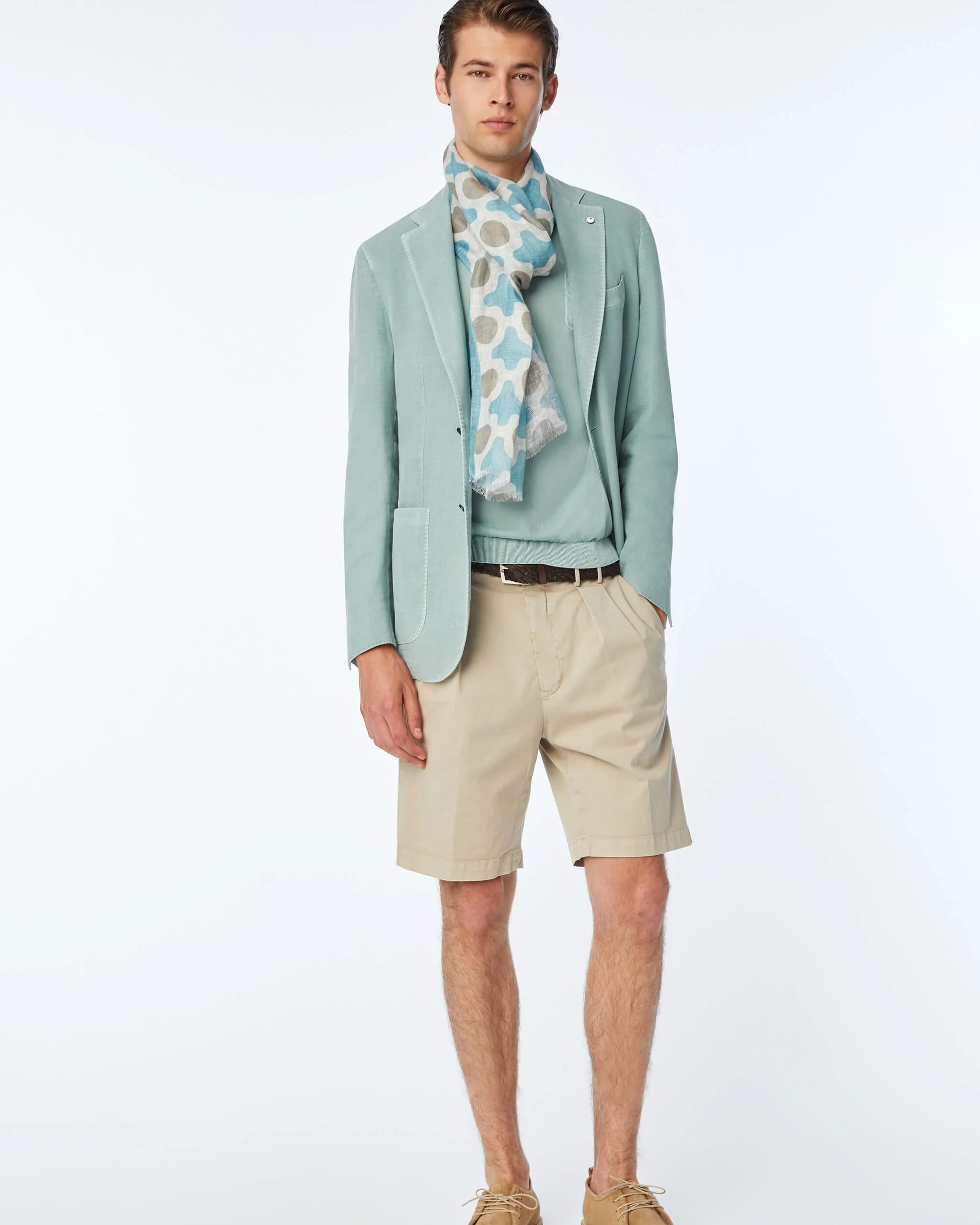 Garment - dyed Jack Jacket - Men's Blazers at Menzclub