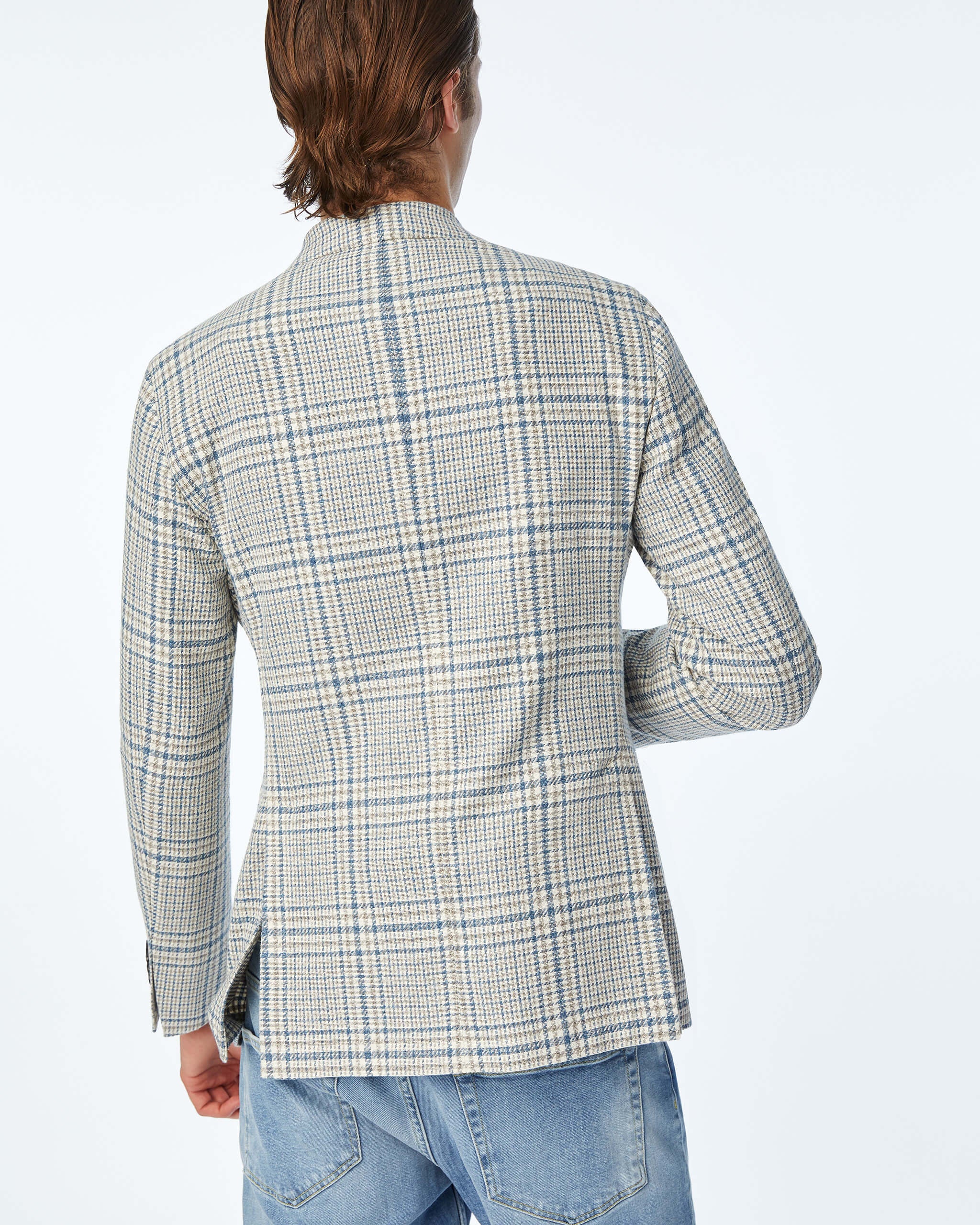 Garment - washed Jacket - Men's Blazers at Menzclub