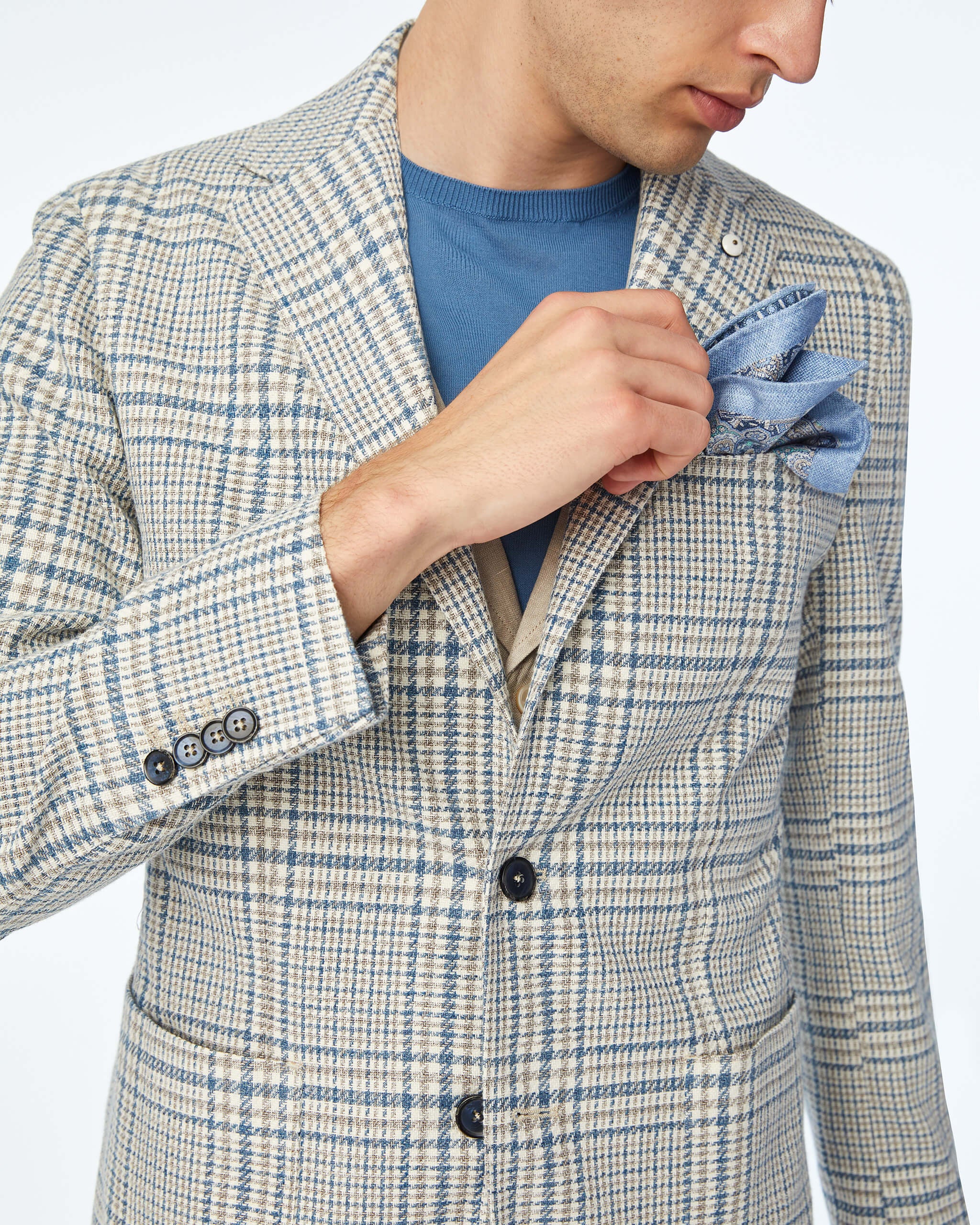 Garment - washed Jacket - Men's Blazers at Menzclub