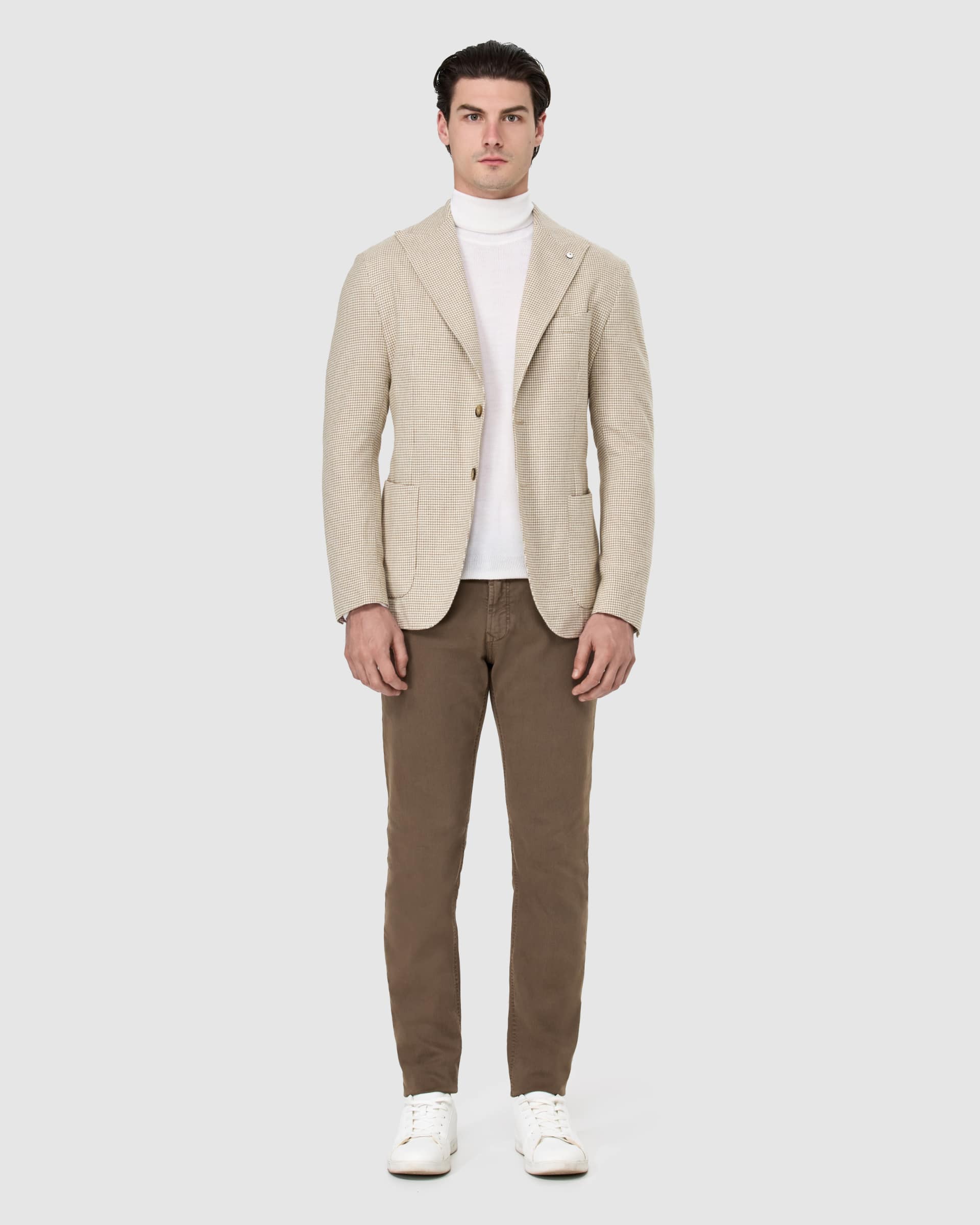 L.B.M Steve Houndstooth Jacket - Men's Blazers at Menzclub