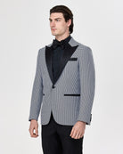 Houndstooth Tuxedo Jacket - Men's Tuxedos at Menzclub