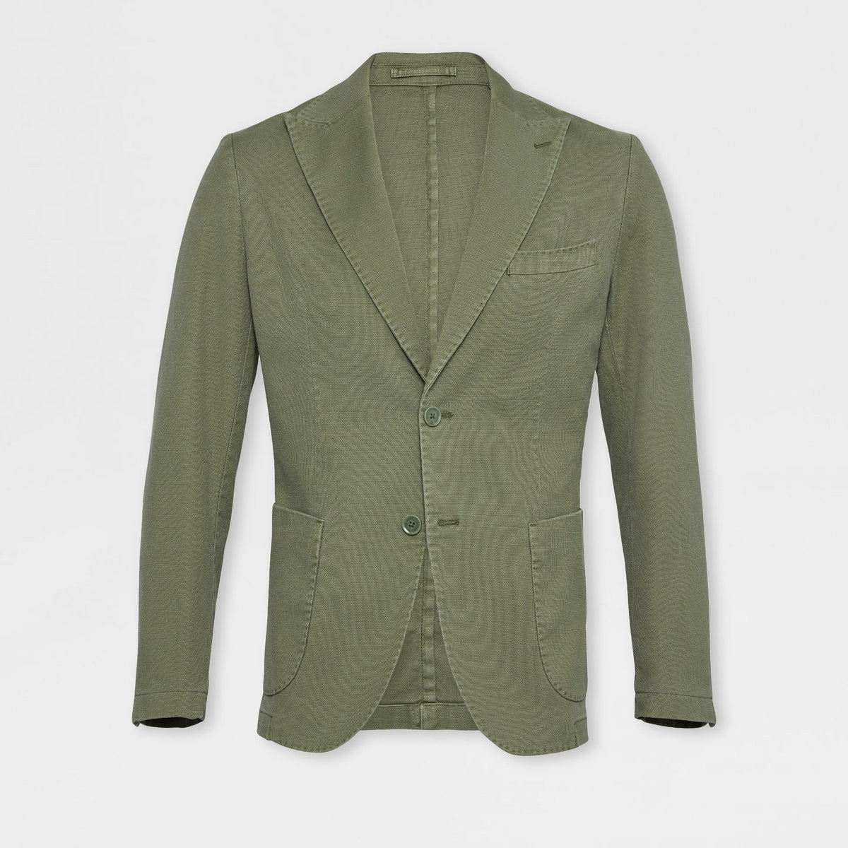 Men's Modern Fit Patch Pocket Designer Wool Summer Blazer in Black Windowpane main image 1