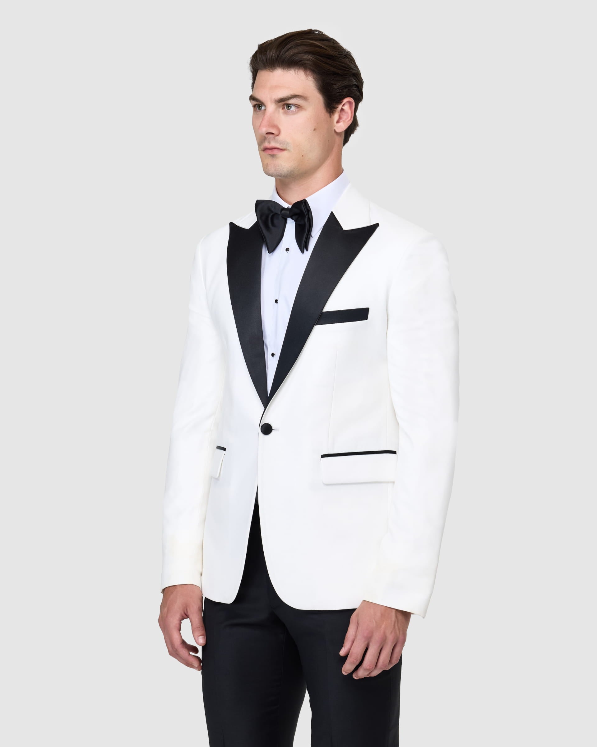 Peak Lapel Tuxedo Jacket - Men's Tuxedos at Menzclub