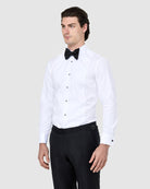 Ribbed Jumbo Evening Bow Tie - Men's Bow Ties at Menzclub