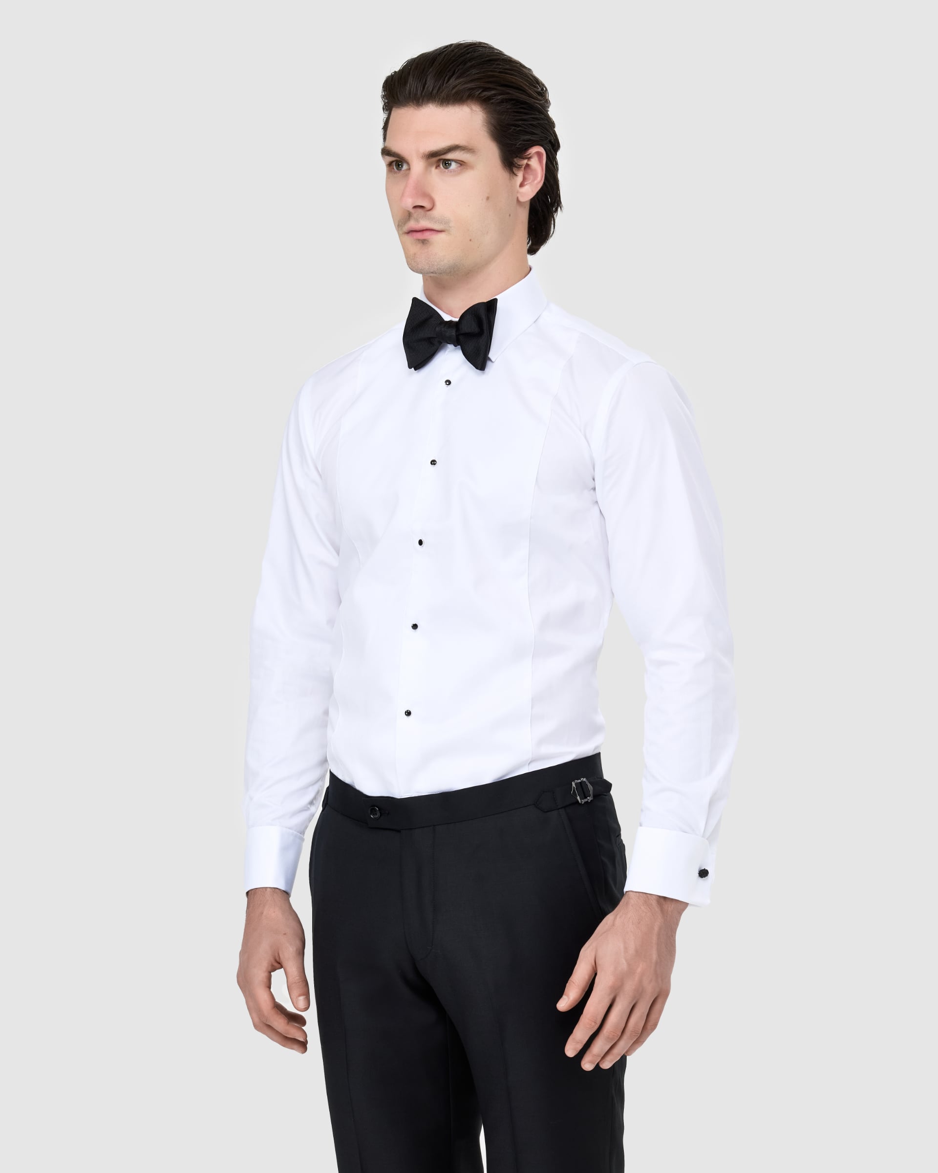 Ribbed Jumbo Evening Bow Tie - Men's Bow Ties at Menzclub