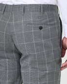 Windowpane Check Suit - Men's Suits at Menzclub