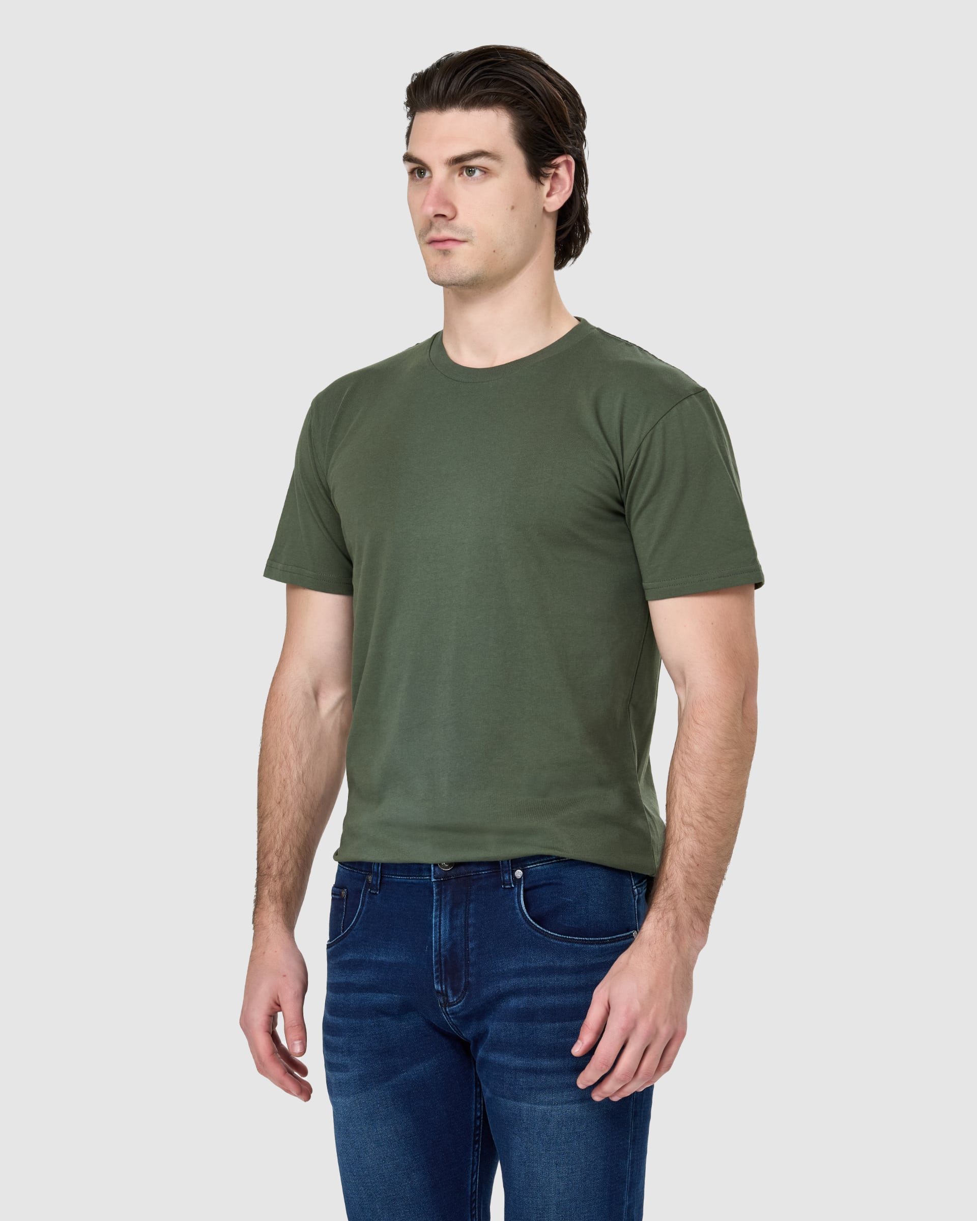 Mid - Weight Crew Neck - Men's T-Shirts at Menzclub