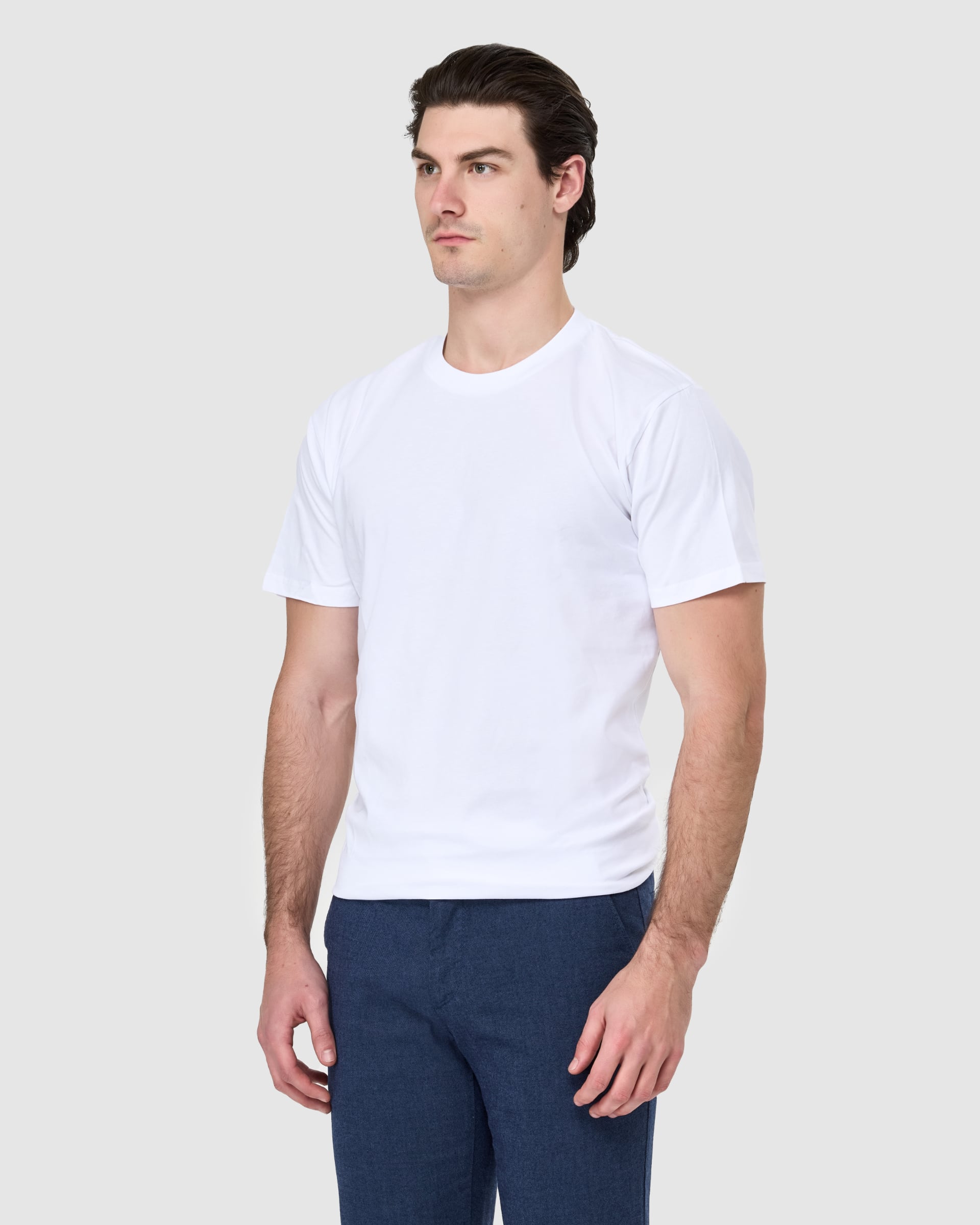Mid - Weight Crew Neck - Men's T-Shirts at Menzclub