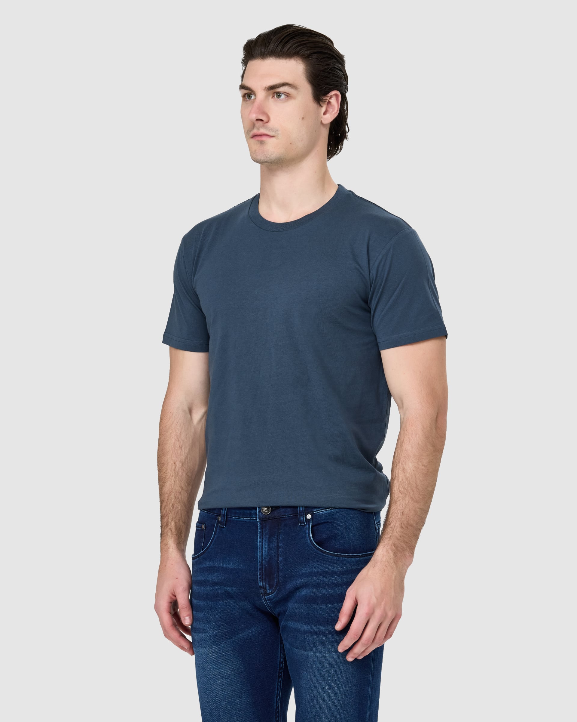 Mid - Weight Crew Neck - Men's T-Shirts at Menzclub