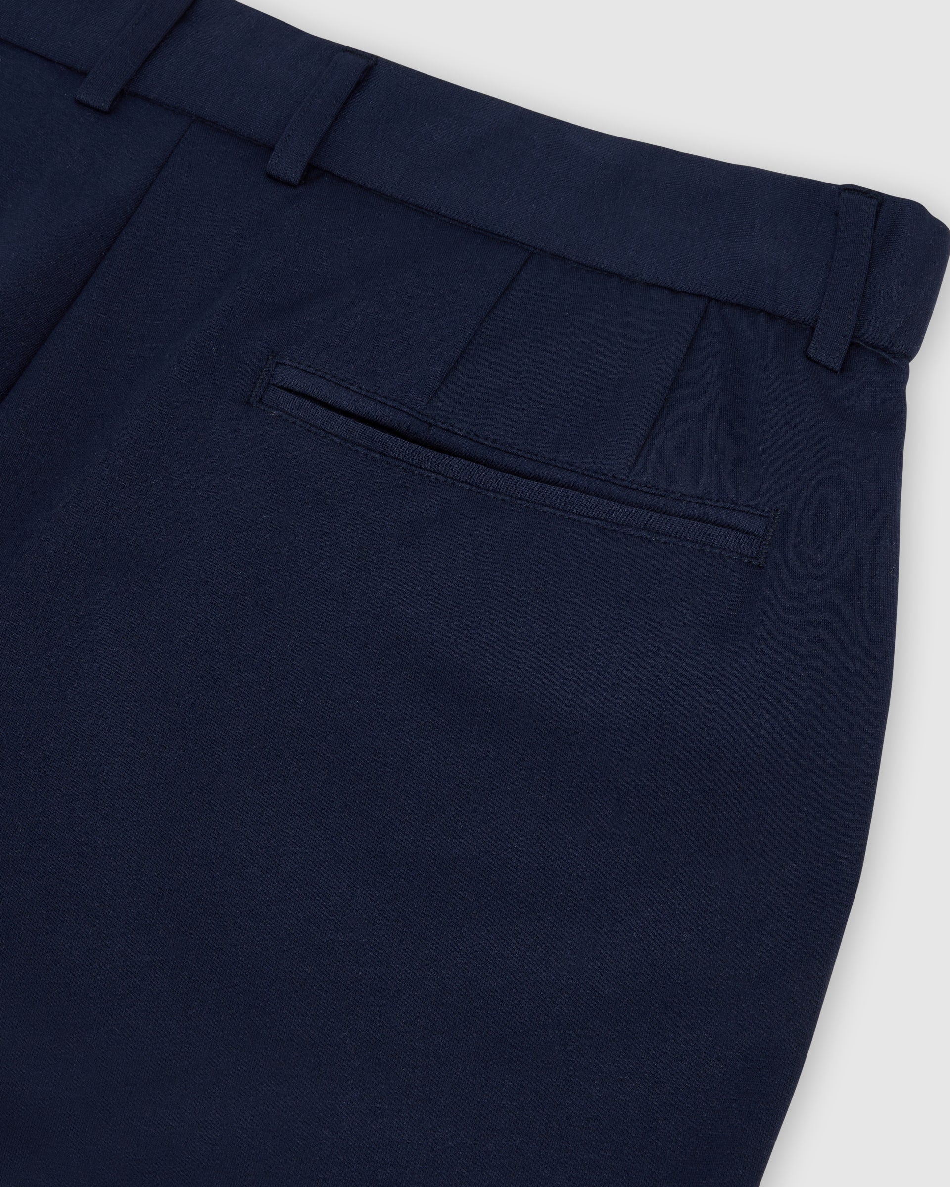 VARICK Navy Stretch Trouser - Men's Pants at Menzclub