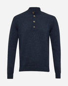 Visconti 4 Button Mock Knit - Men's Knitwear at Menzclub
