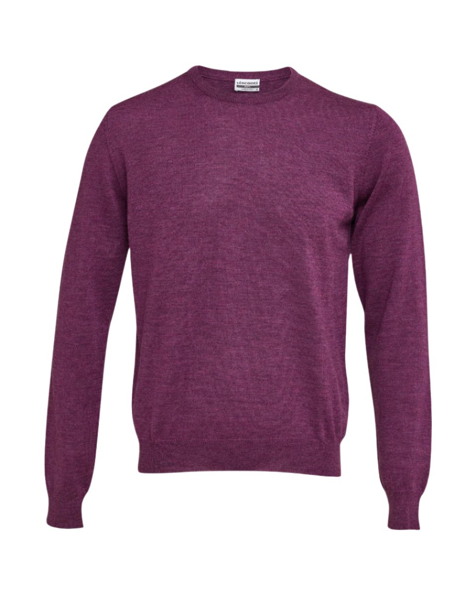 Merino Wool Crew - Men's Knitwear at Menzclub