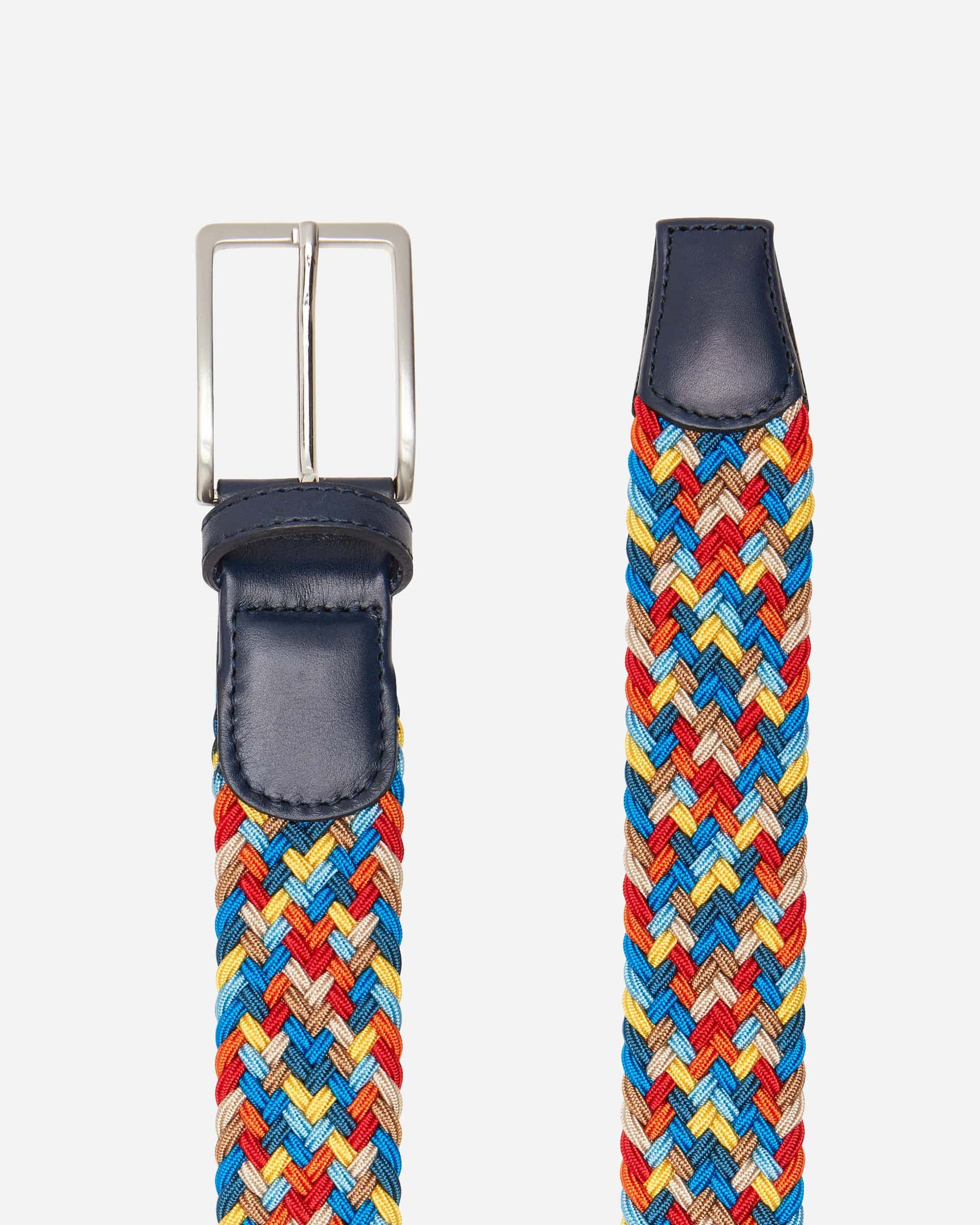 Loftus Yellow Webbing Belt - Men's Woven Belts at Menzclub