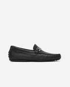 Acri Black Penny Loafer - Men's Slip On at Menzclub
