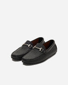 Acri Black Penny Loafer - Men's Slip On at Menzclub