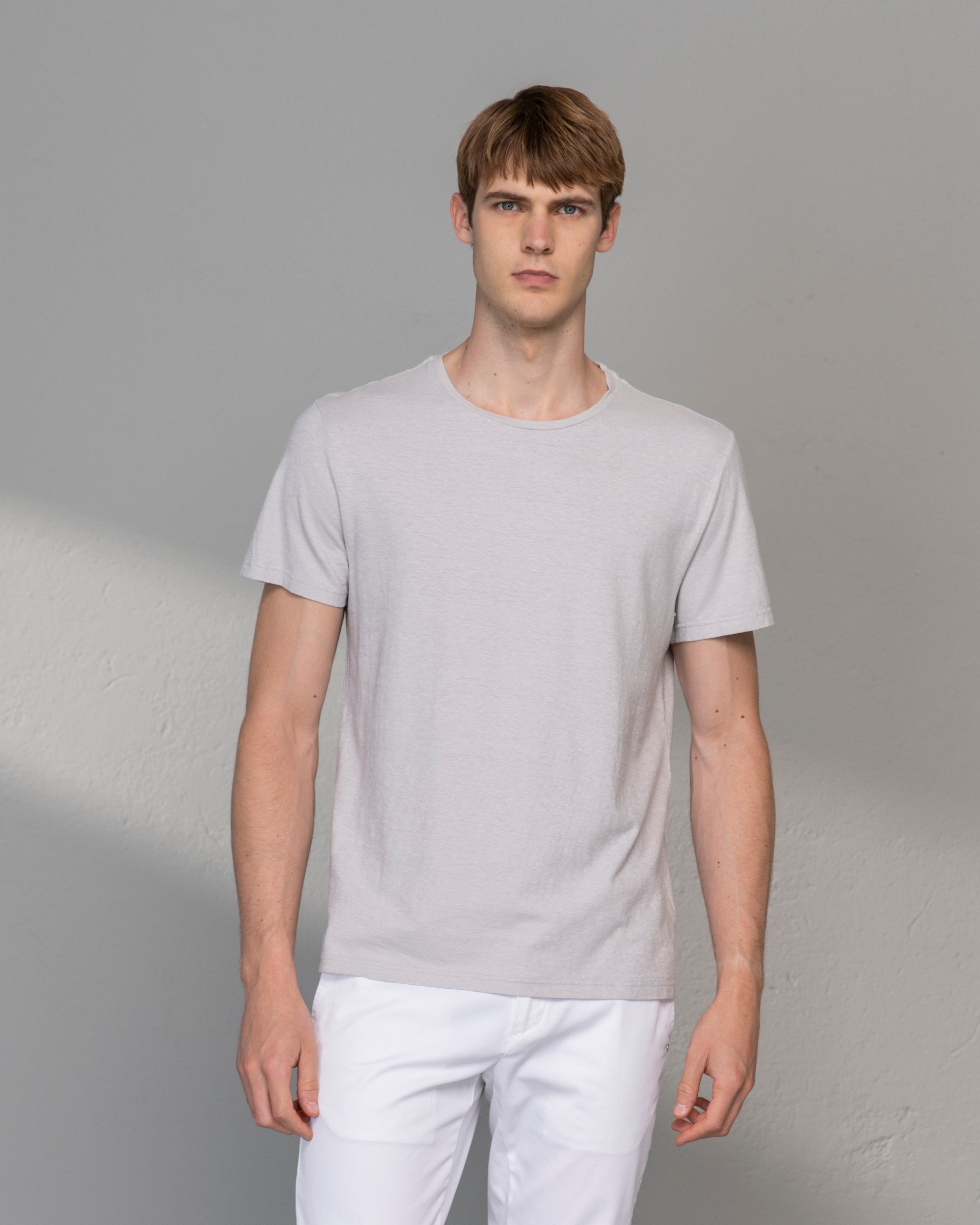 AT.P.CO Ann Grey T-Shirt - Men's T-Shirts at Menzclub