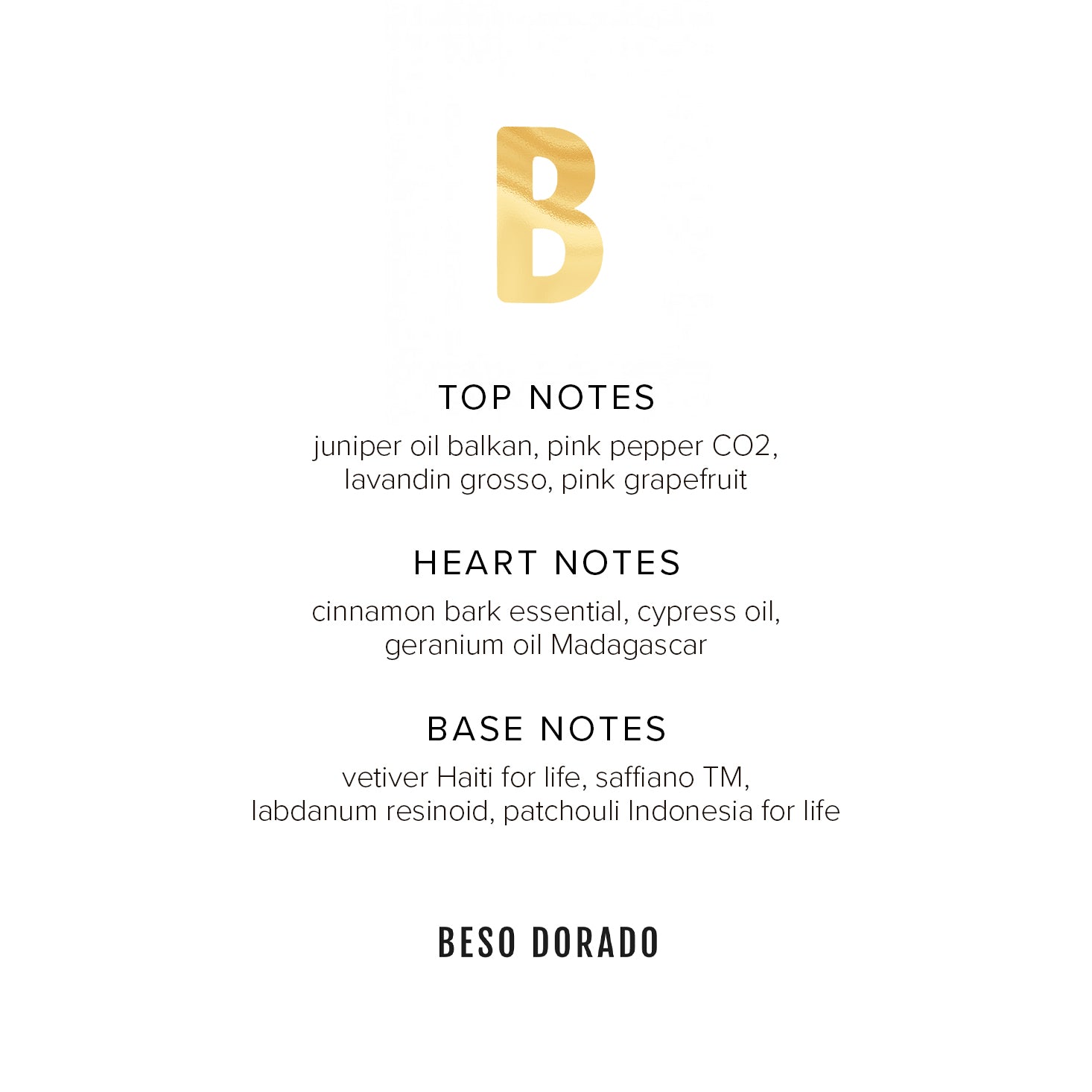 Beso Dorado Eau de Parfum - Men's Fragrance at Menzclub