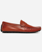 City Tan Penny Loafers - Men's Loafers at Menzclub