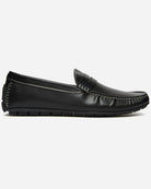 City Black Penny Loafers - Men's Loafers at Menzclub