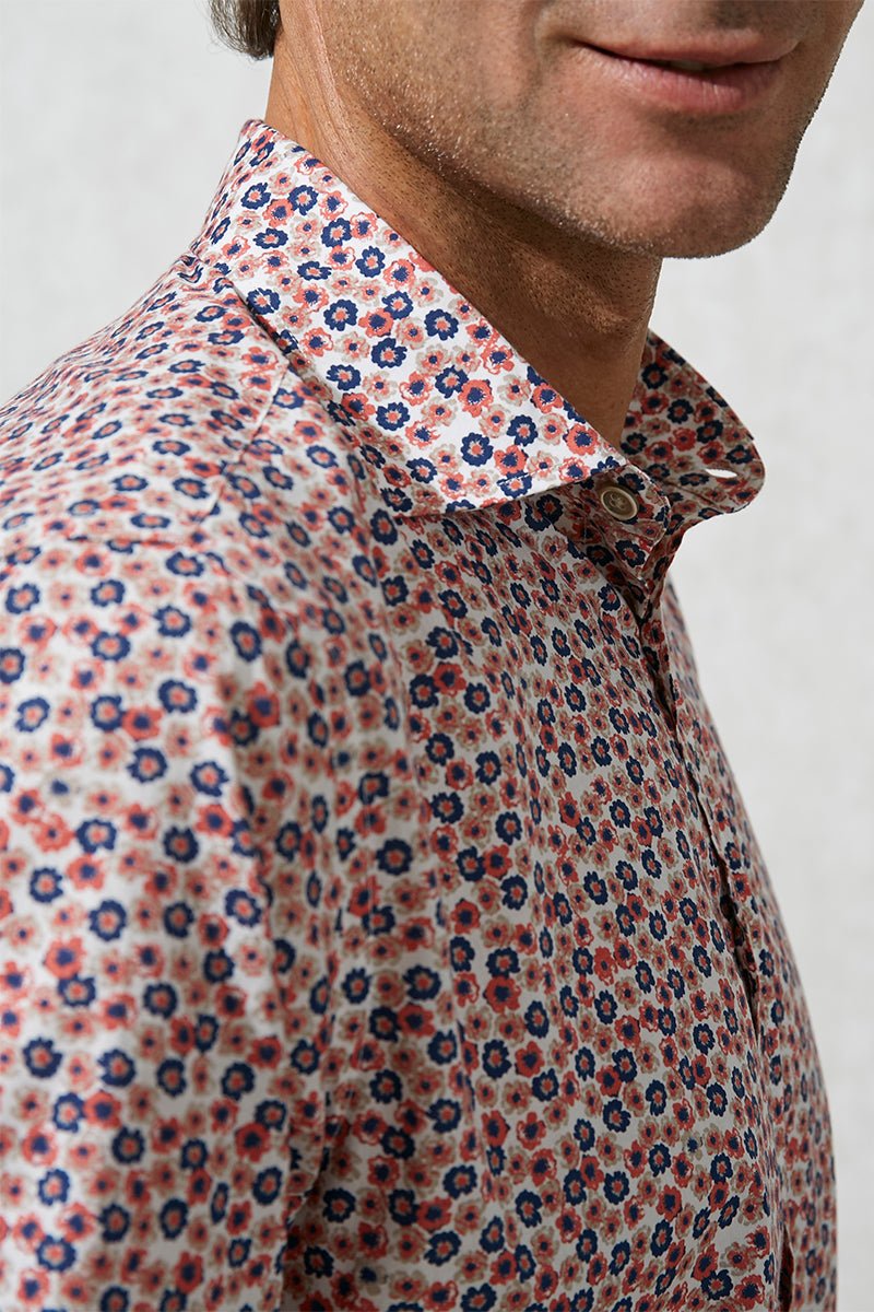 Cotton Floral Shirt - Men's Casual Shirts at Menzclub