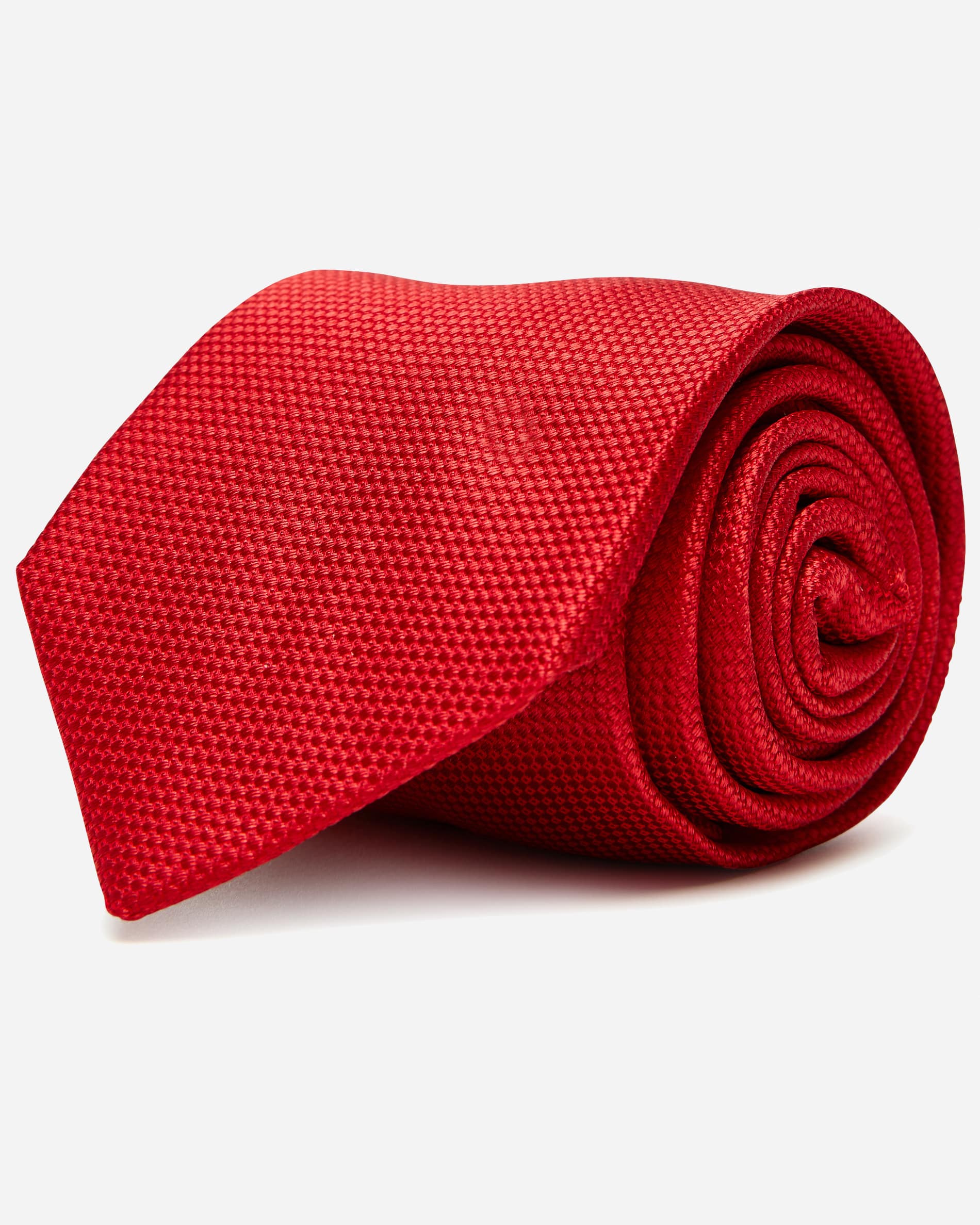 Dalley Red Silk Tie - Men's Ties at Menzclub