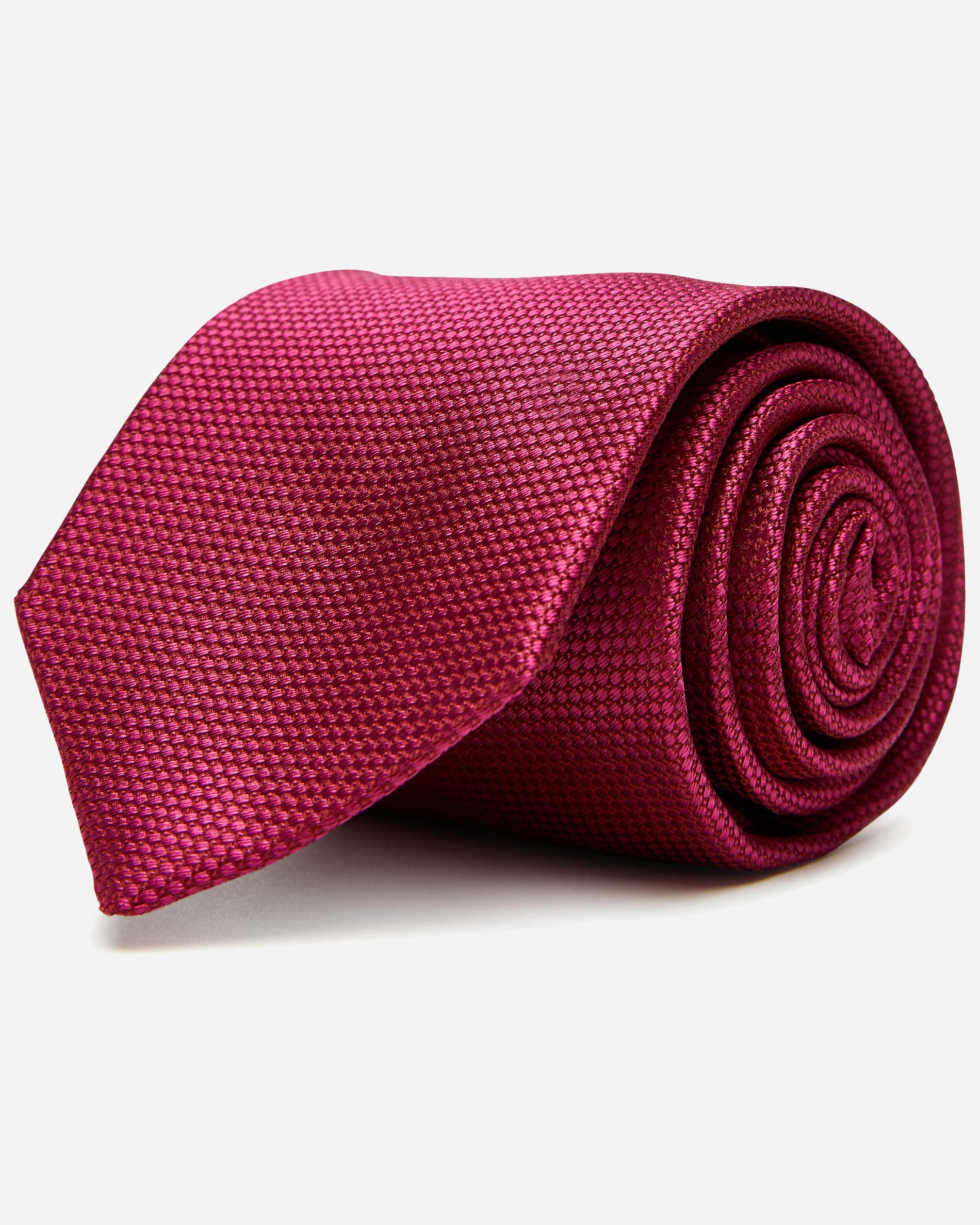 Dalley Plum Silk Tie - Men's Ties at Menzclub