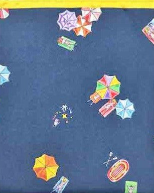 Day in the Sun Navy Pocket Square - Men's Pocket Squares at Menzclub