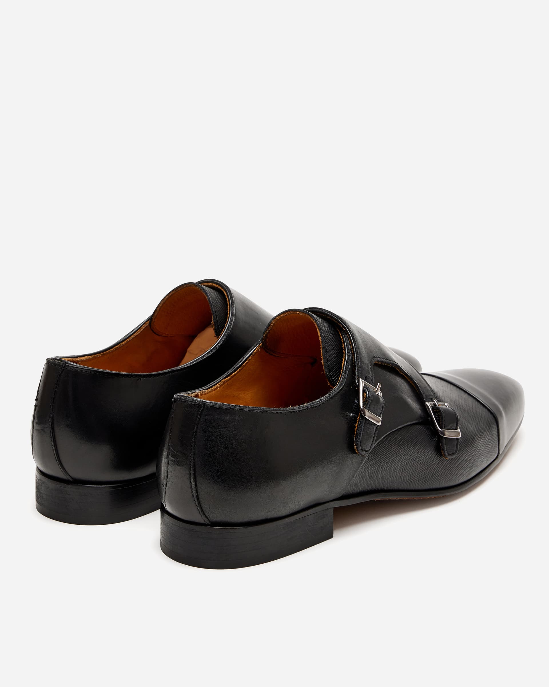 I Maschi Double Monk Strap with Toe Cap - Men's Shoes at Menzclub