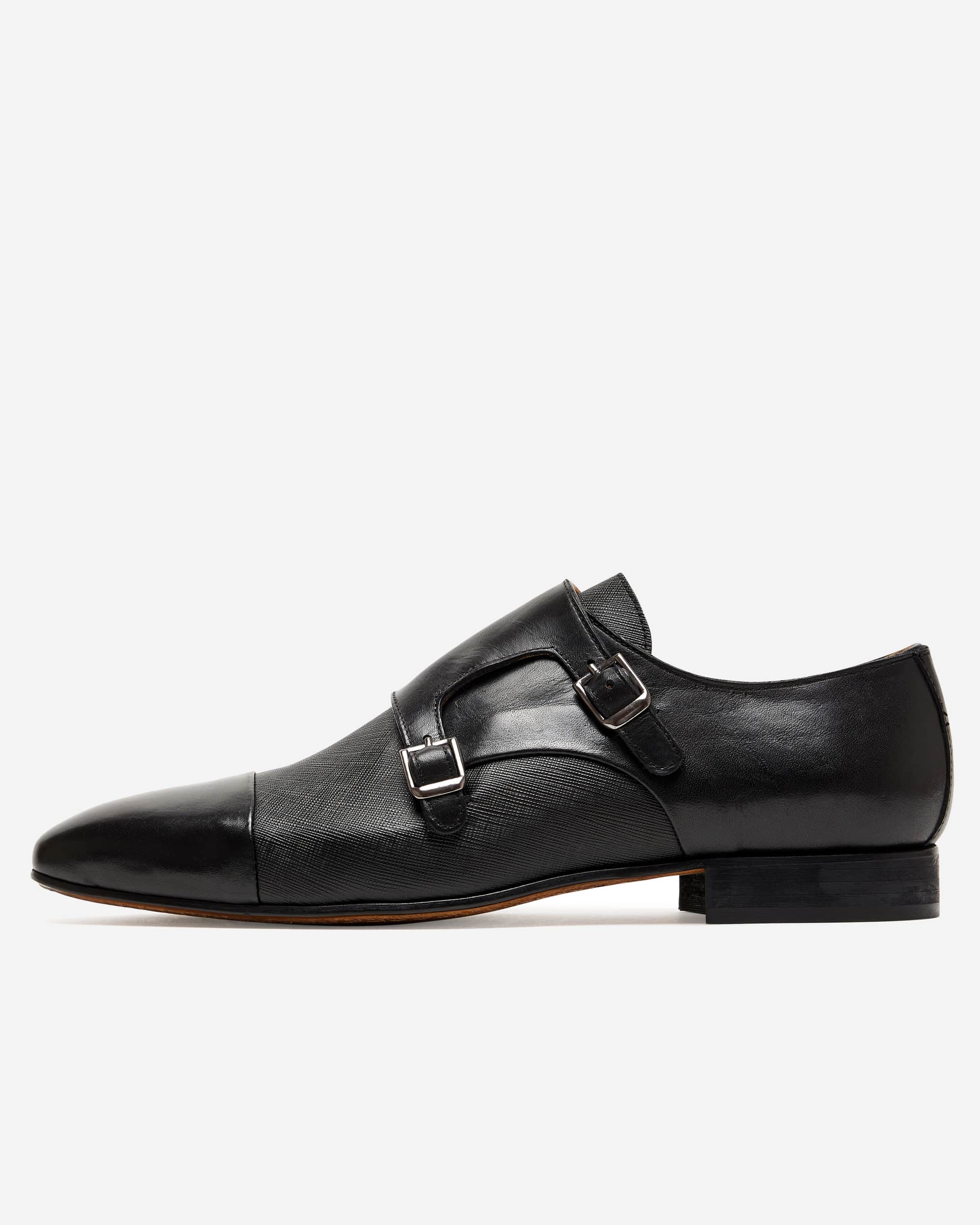 I Maschi Double Monk Strap with Toe Cap - Men's Shoes at Menzclub