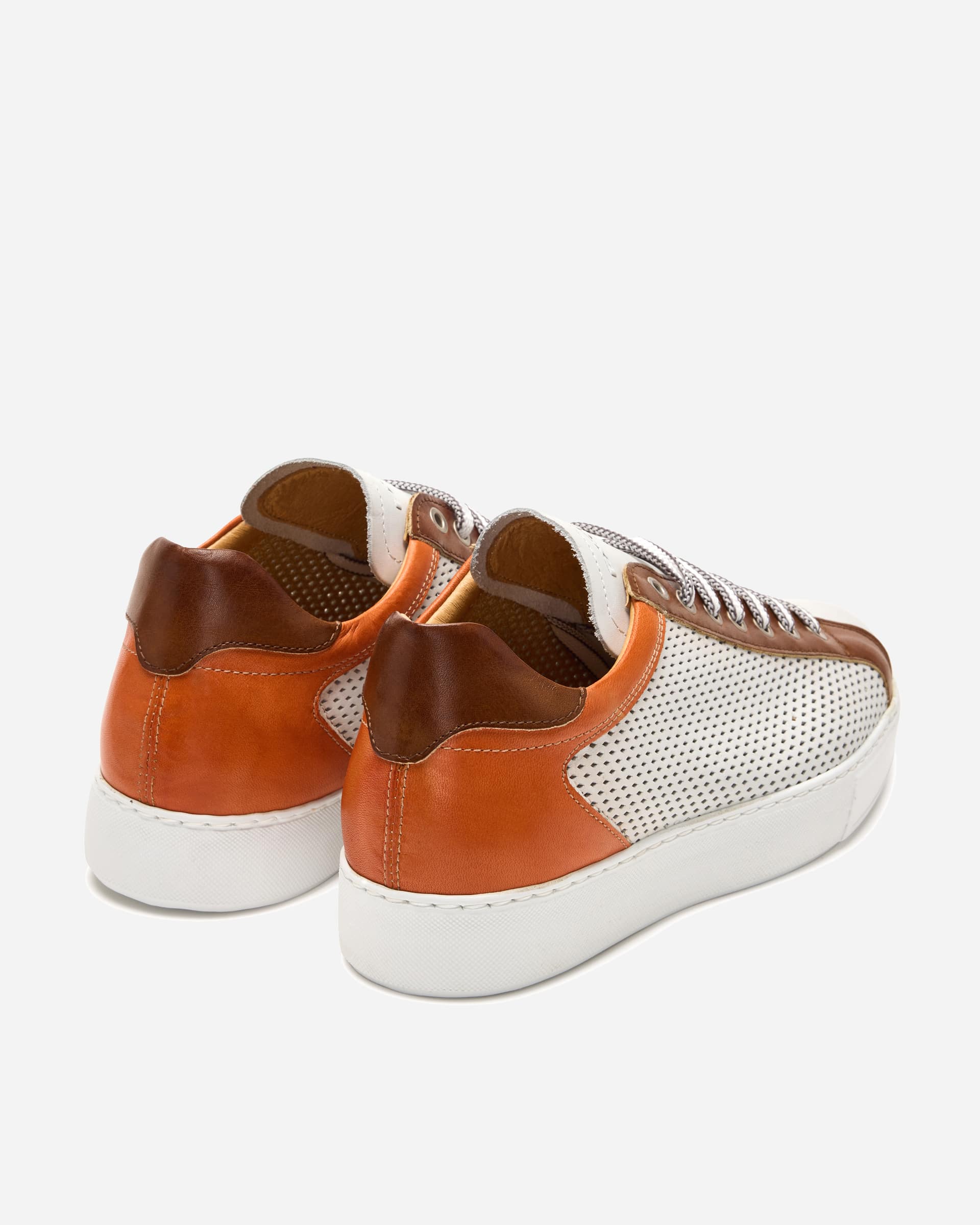 Crust White Sneaker - Men's Shoes at Menzclub