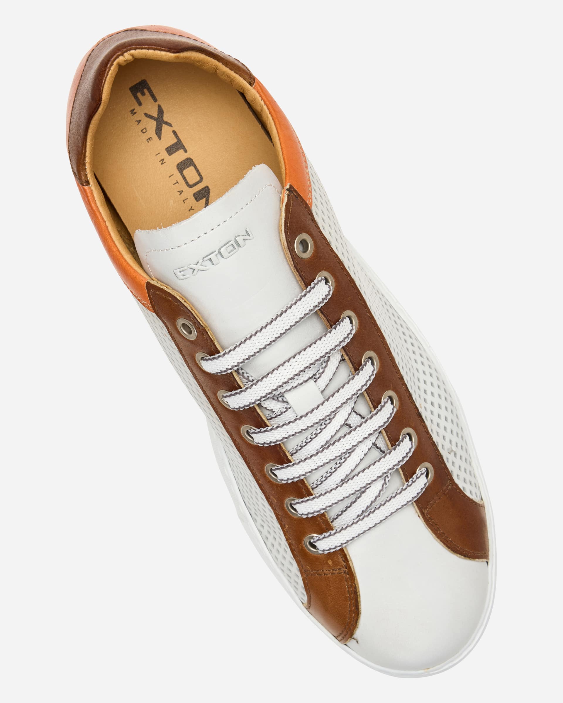 Crust White Sneaker - Men's Shoes at Menzclub