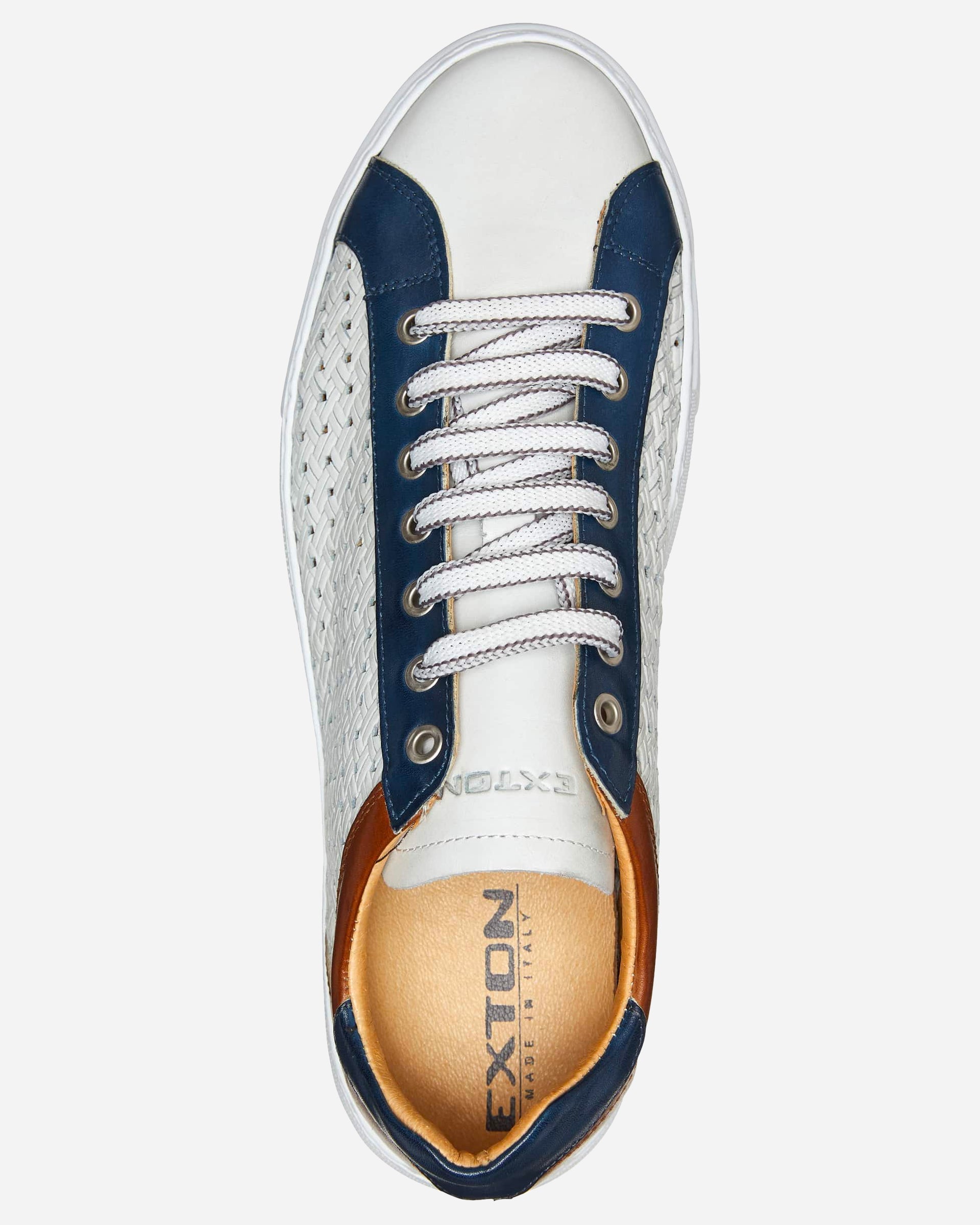 Crust White Sneaker - Men's Shoes at Menzclub