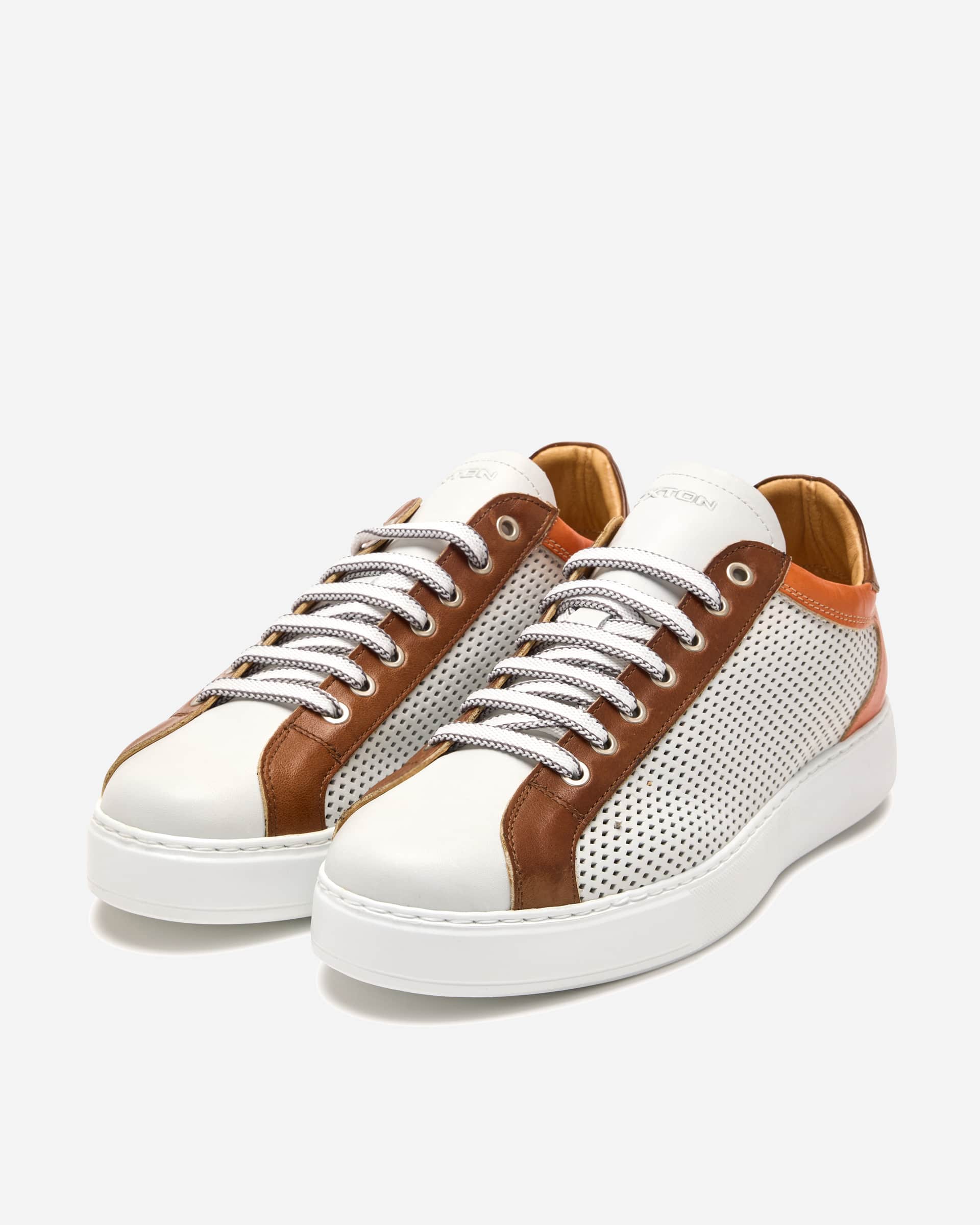 Crust White Sneaker - Men's Shoes at Menzclub