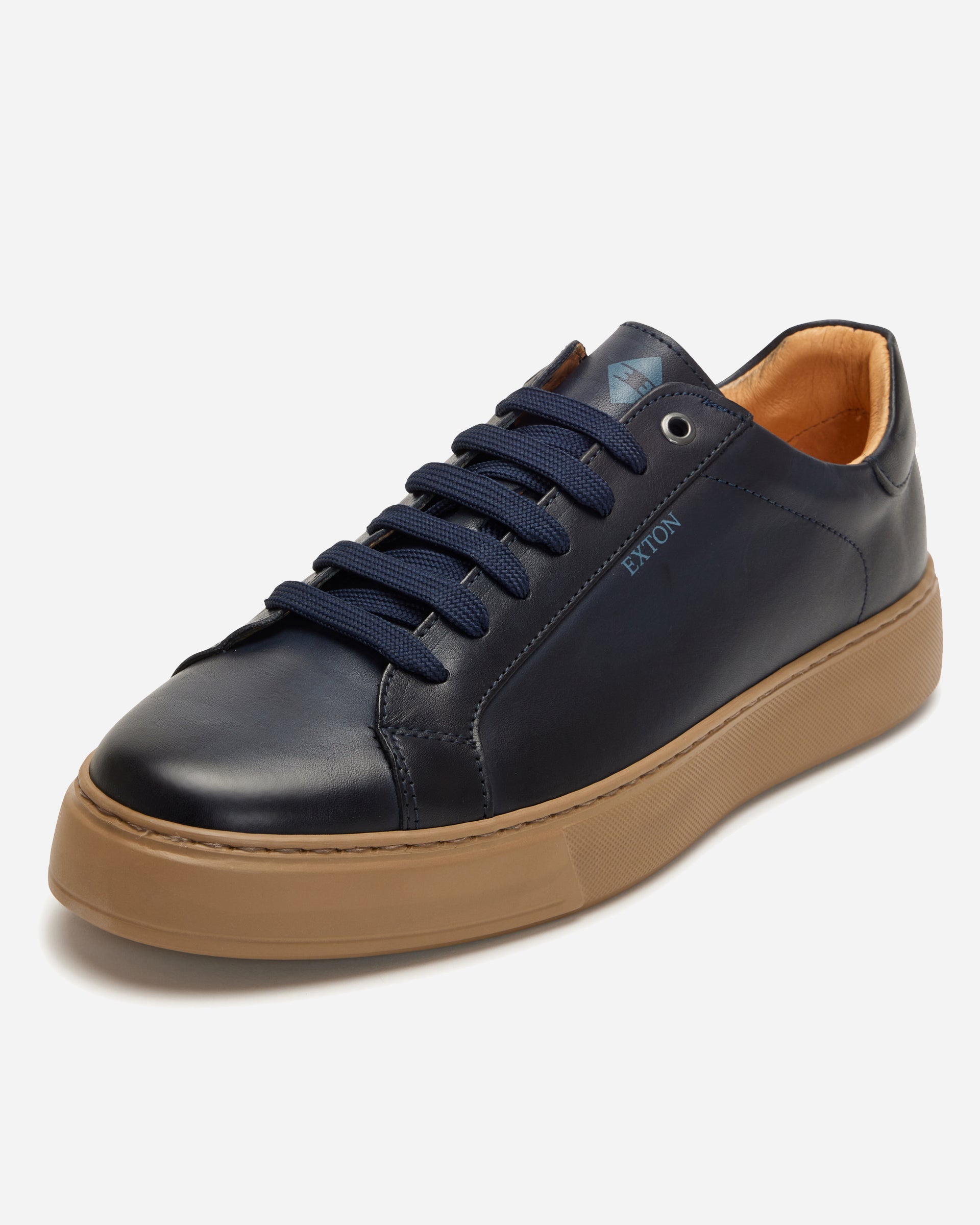 EXTON Praga Navy Sneaker - Men's Shoes at Menzclub