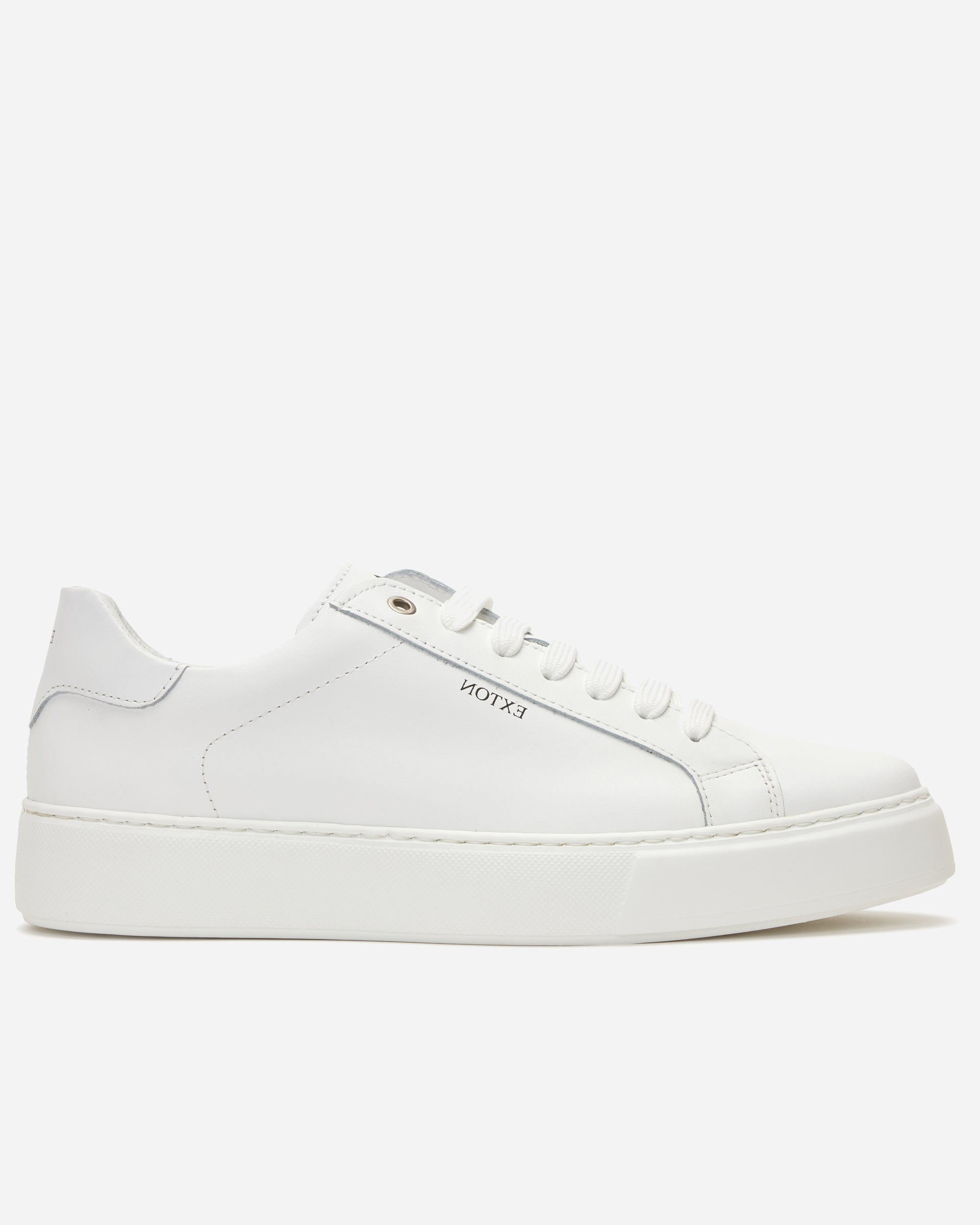 EXTON Praga White Sneaker - Men's Shoes at Menzclub