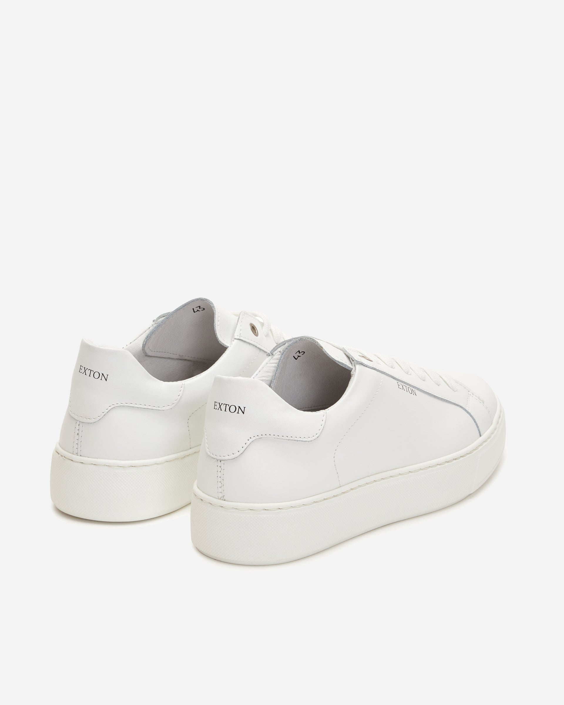 EXTON Praga White Sneaker - Men's Shoes at Menzclub