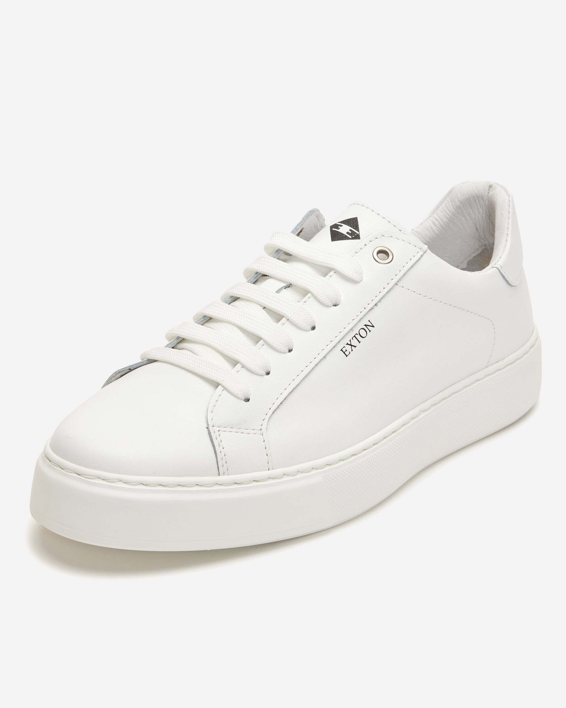 EXTON Praga White Sneaker - Men's Shoes at Menzclub