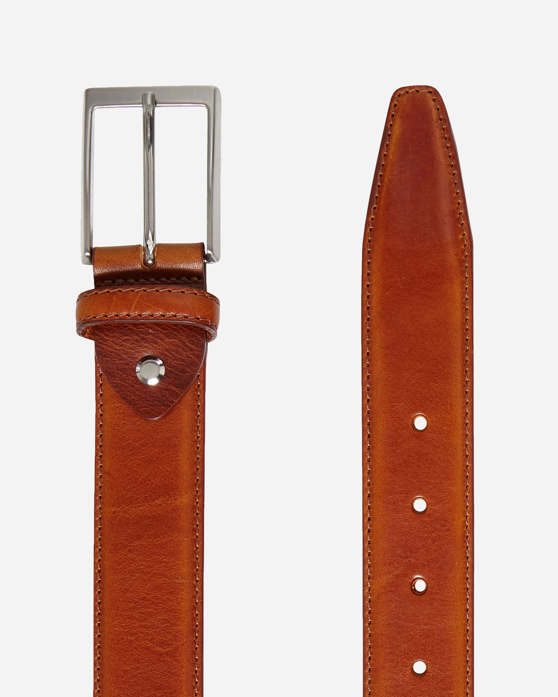 Farrer Cognac Belt - Men's Leather Belts at Menzclub