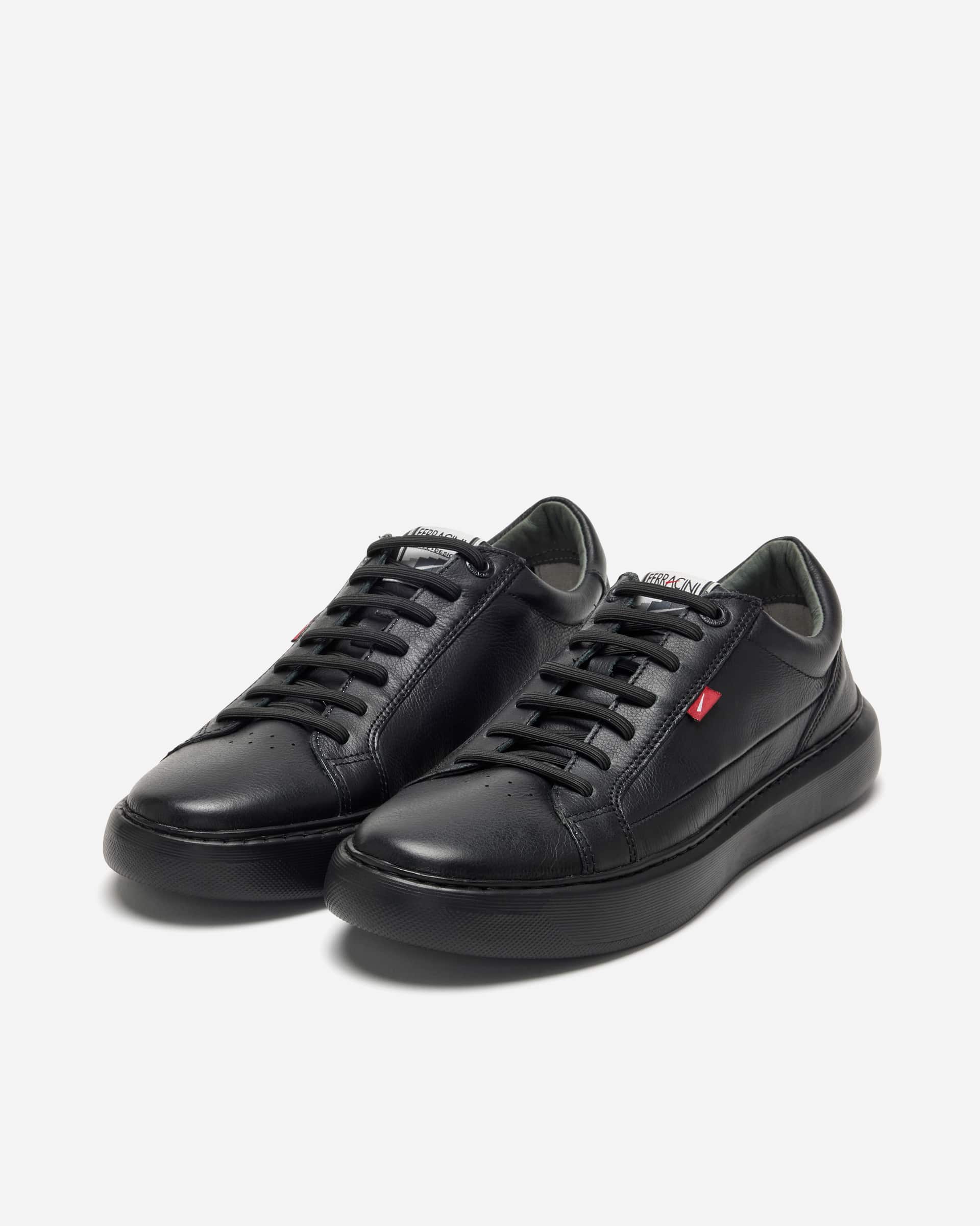 Ferracini Salvador Black Sneaker - Men's Shoes at Menzclub