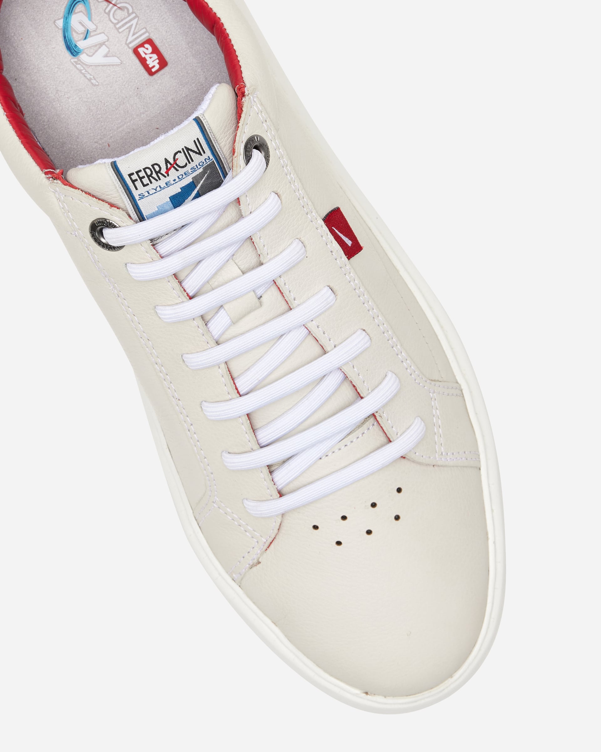 Ferracini Salvador White Sneaker - Men's Shoes at Menzclub