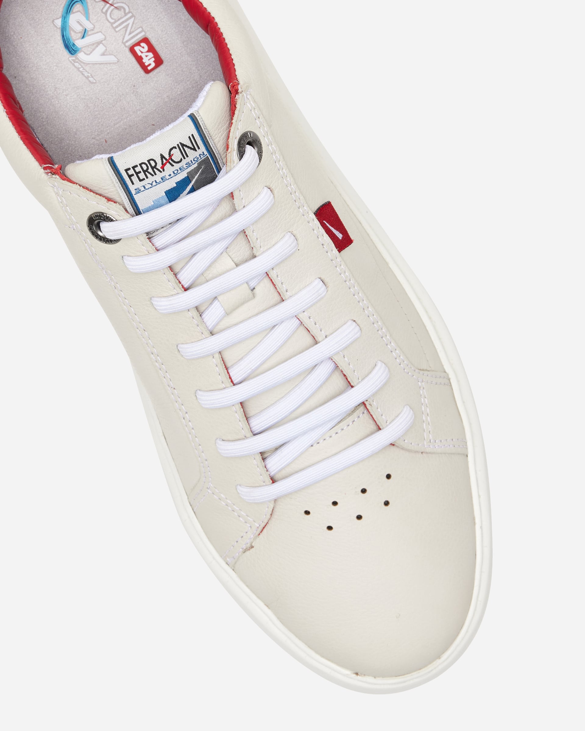 Salvador White Sneaker - Men's Shoes at Menzclub